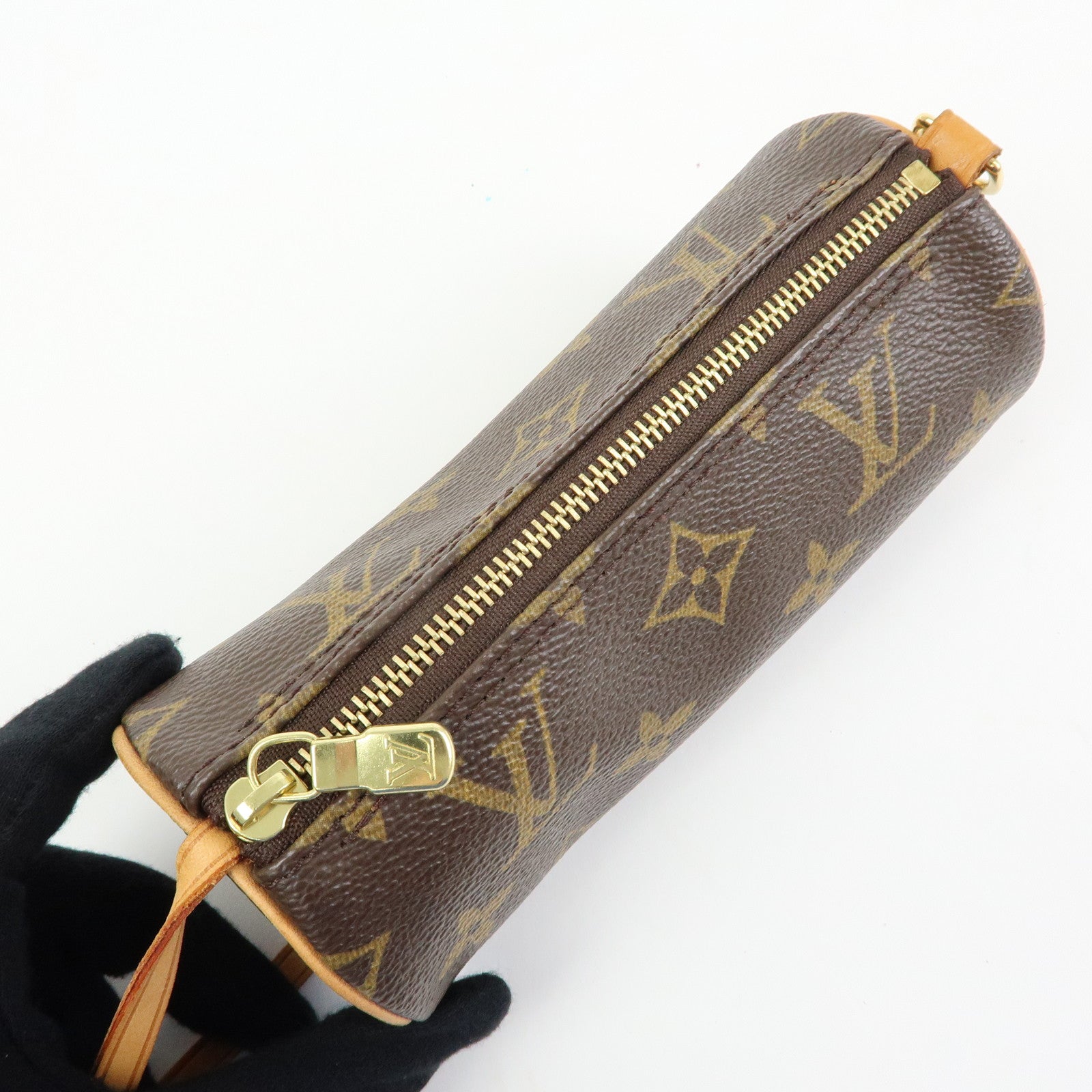 Louis Vuitton Monogram Mini Pouch for Papillon Bag Brown