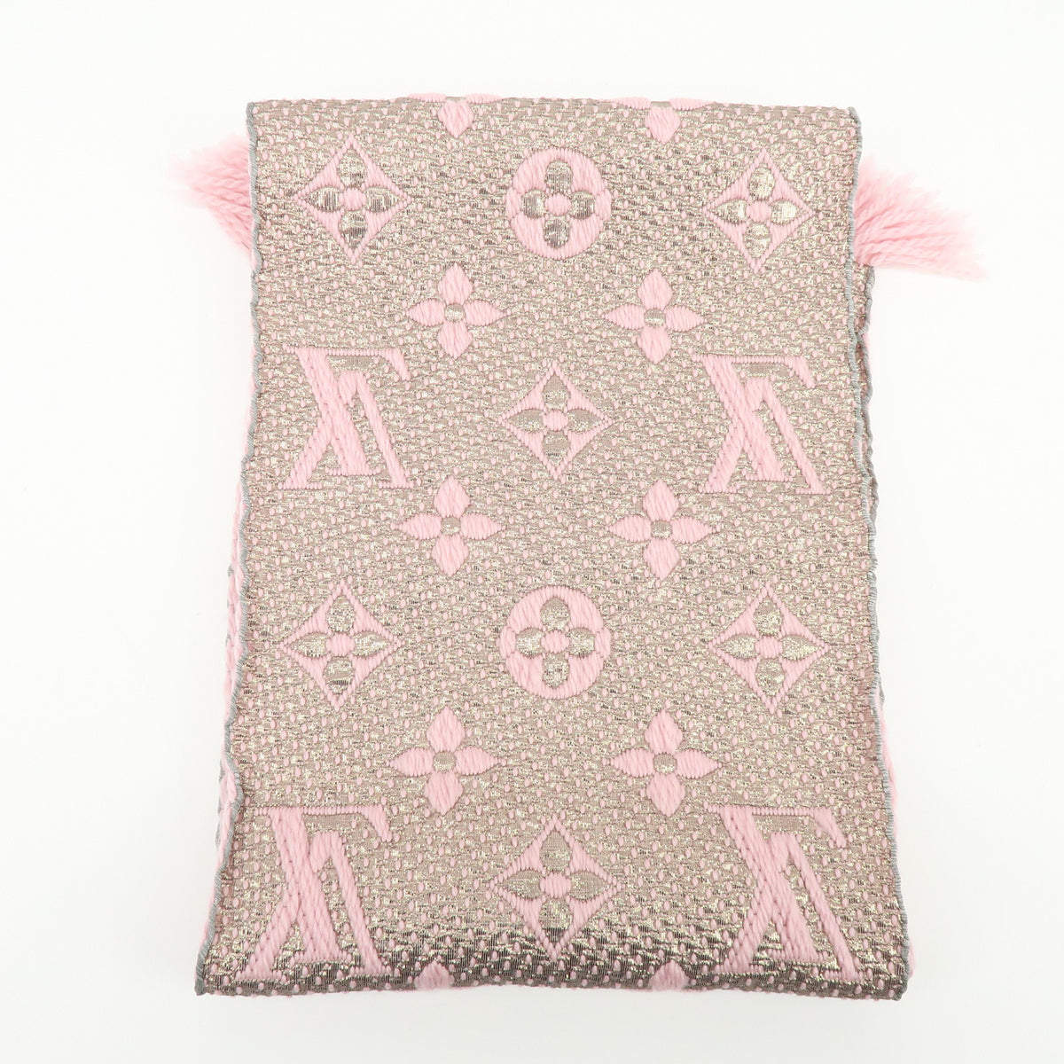 Louis Vuitton Echarpe Logomania Shine Wool Silk polyester Scarf M60466