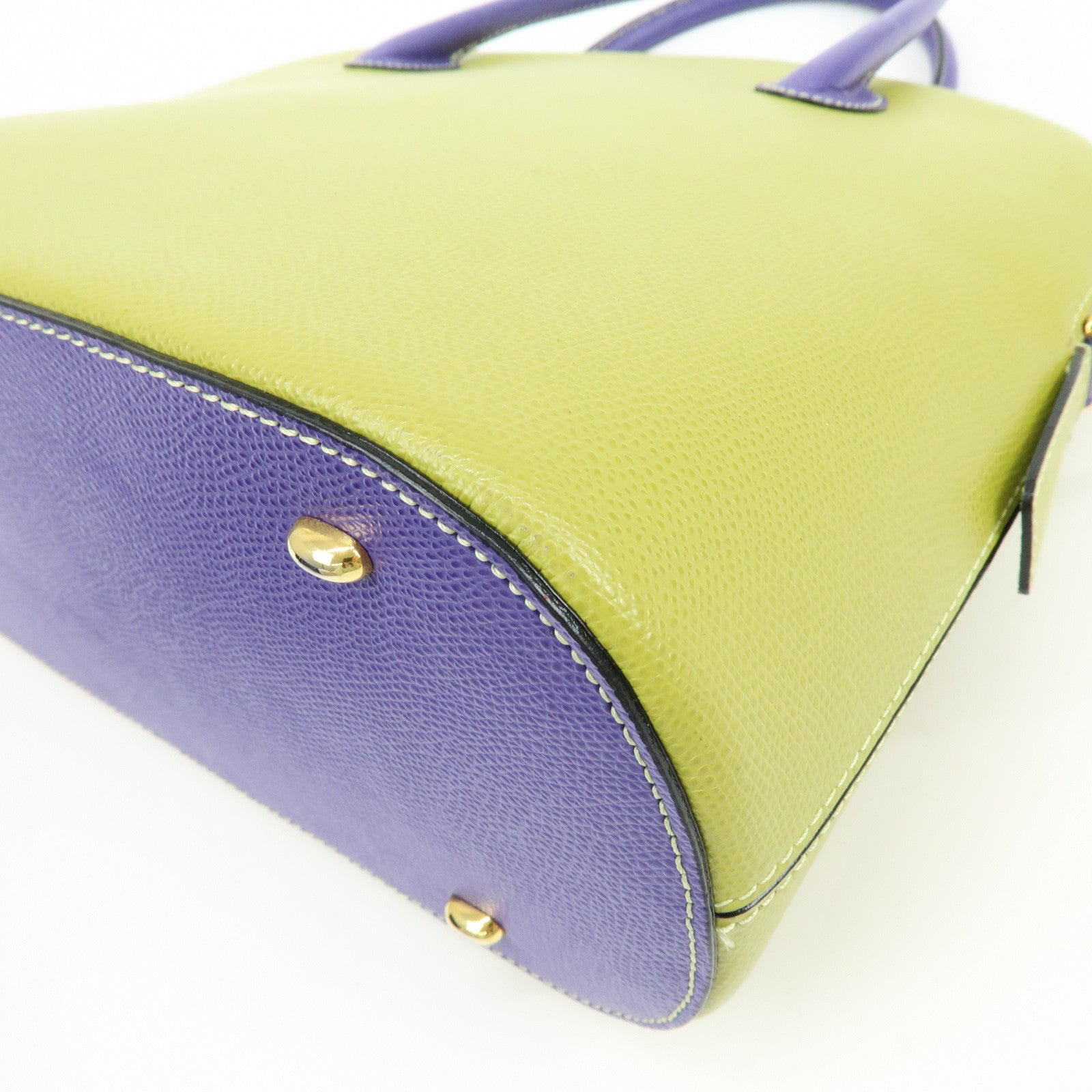 CELINE Leather 2Way Shoulder Hand Bag
