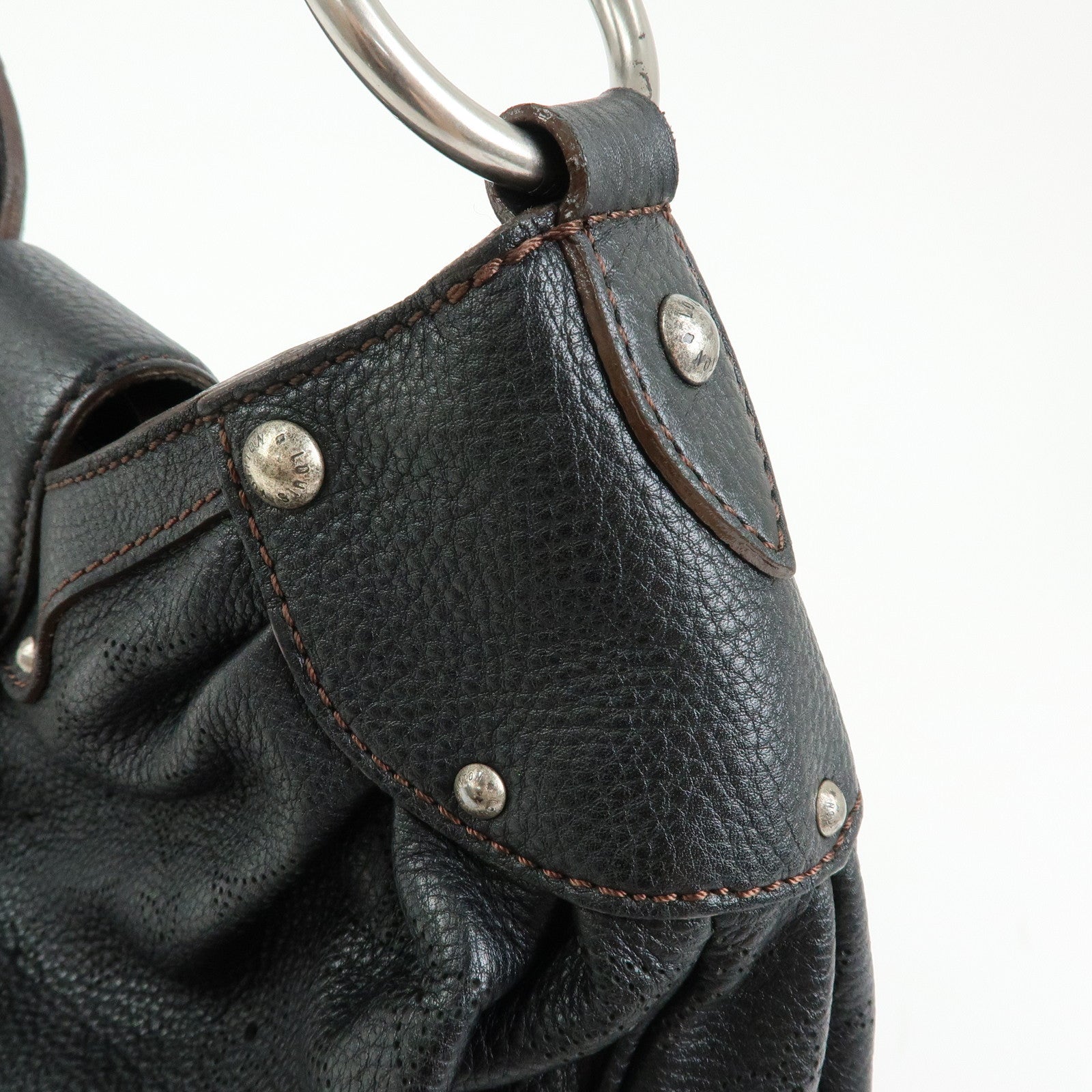 Louis Vuitton Monogram Mahina Solar PM Shoulder Bag Noir M93127