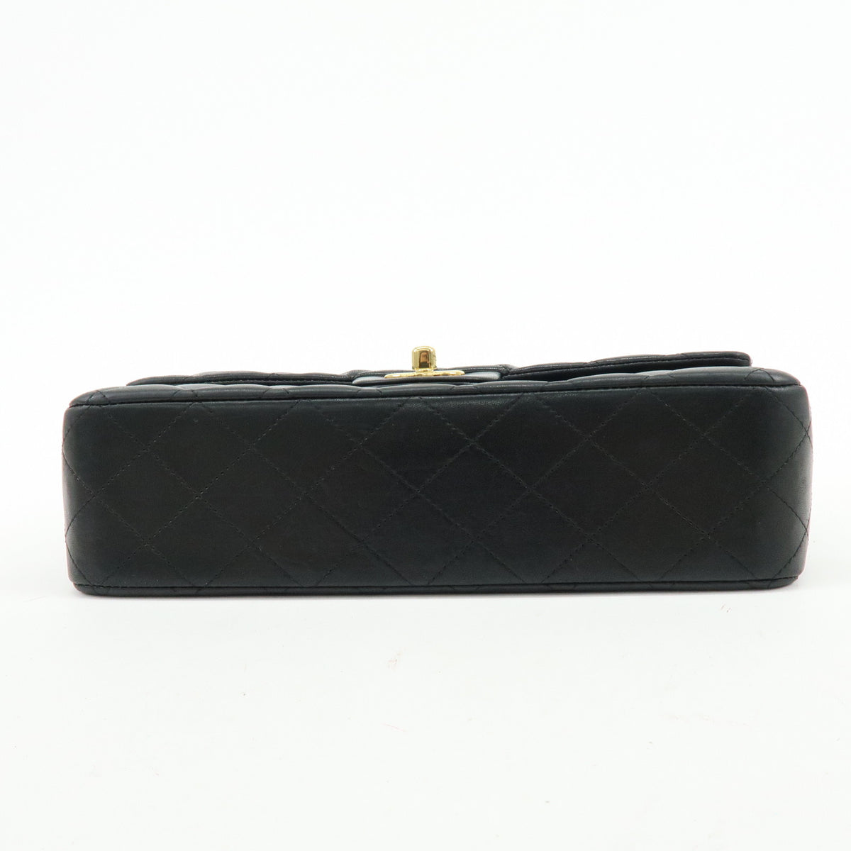 CHANEL Matelasse 25 Double Flap Lamb Skin Chain Shoulder Bag A01112