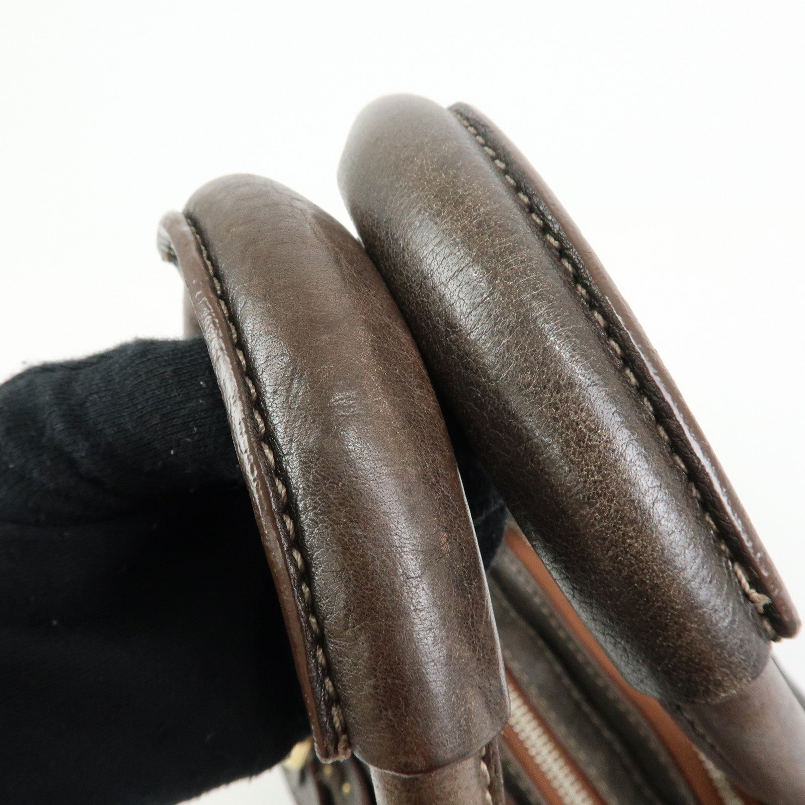 Chloe Paddington Leather Mini Hand Bag Shoulder Bag Brown