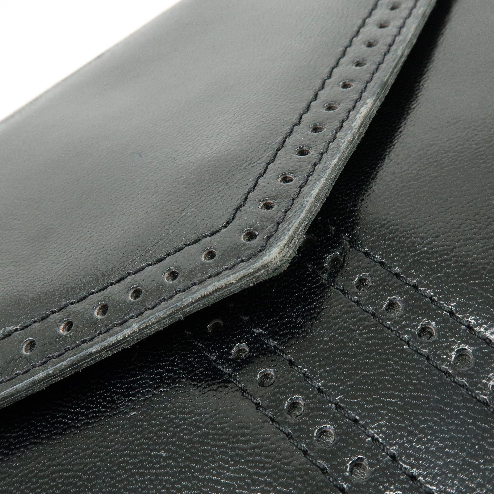 SAINT LAURENT PARIS Leather 2WAY Bag Hand Bag Shoulder Bag Black