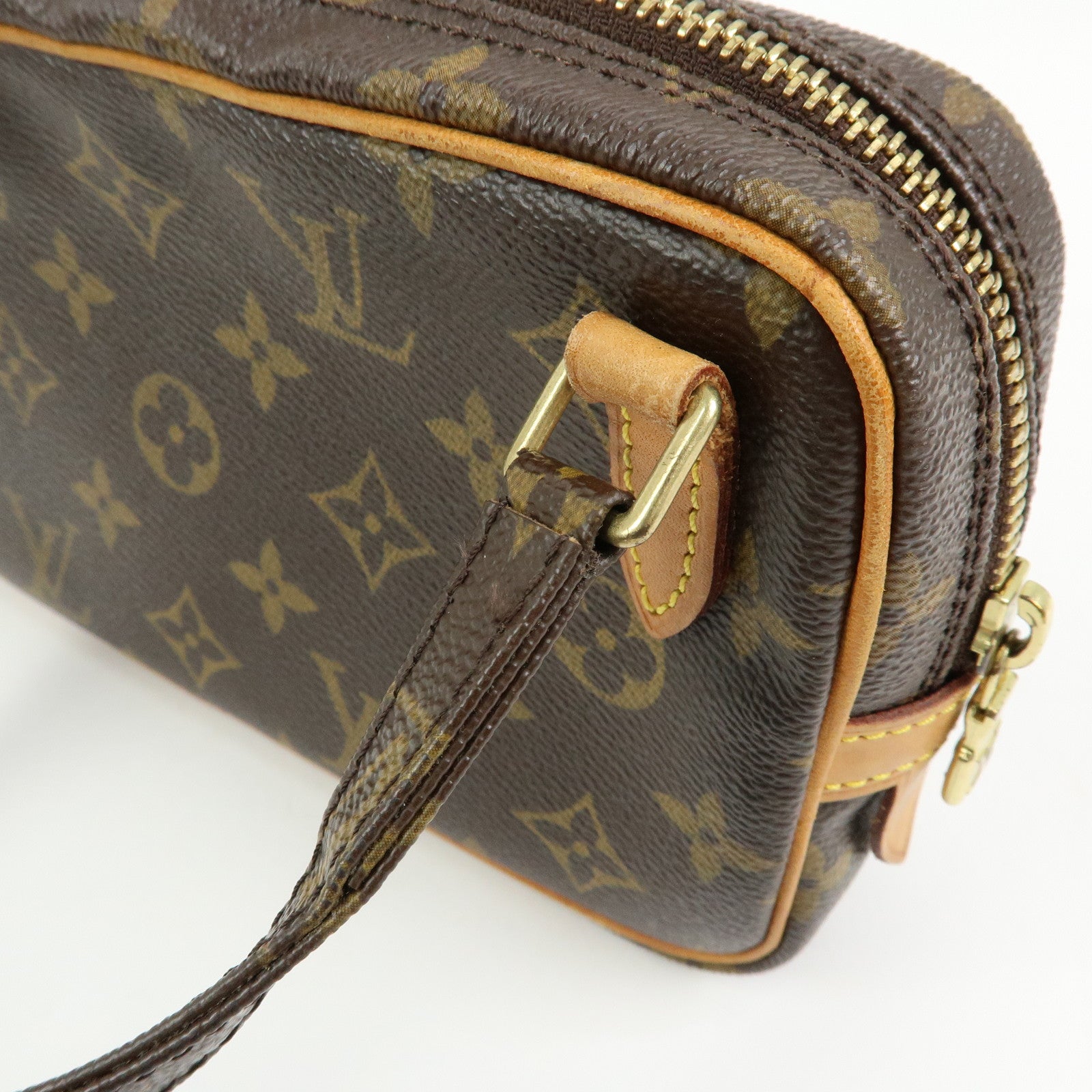 Louis Vuitton Monogram Pochette Marly Bandouliere Bag Brown M51828