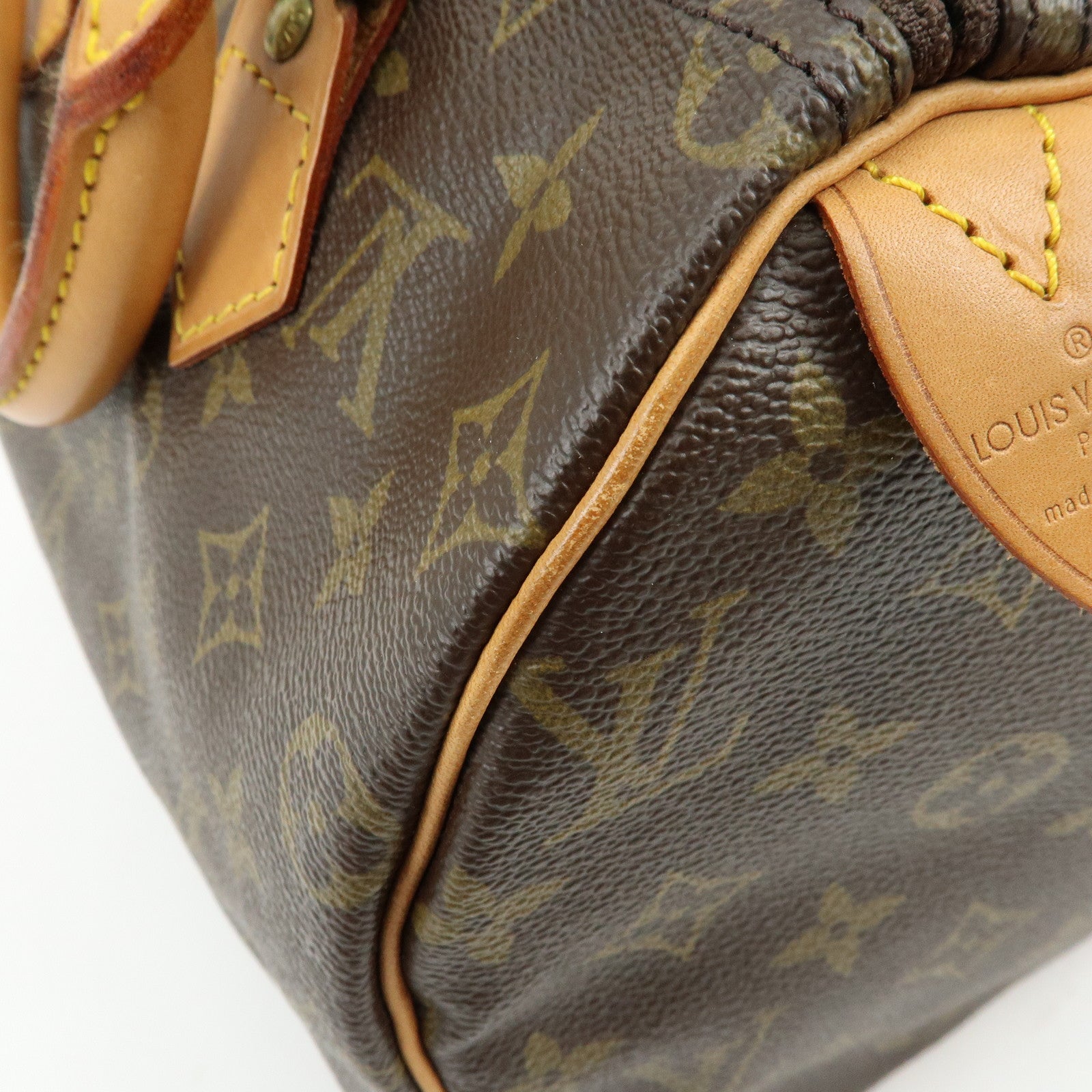Louis Vuitton Monogram Speedy 25 Boston Bag Hand Bag Brown M41528