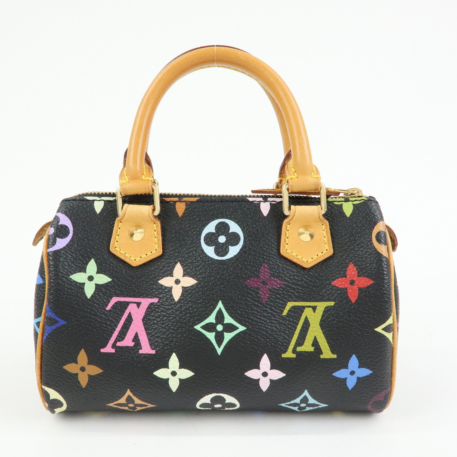 Louis Vuitton Monogram Multicolor Mini Speedy Mini Bag Noir M92644