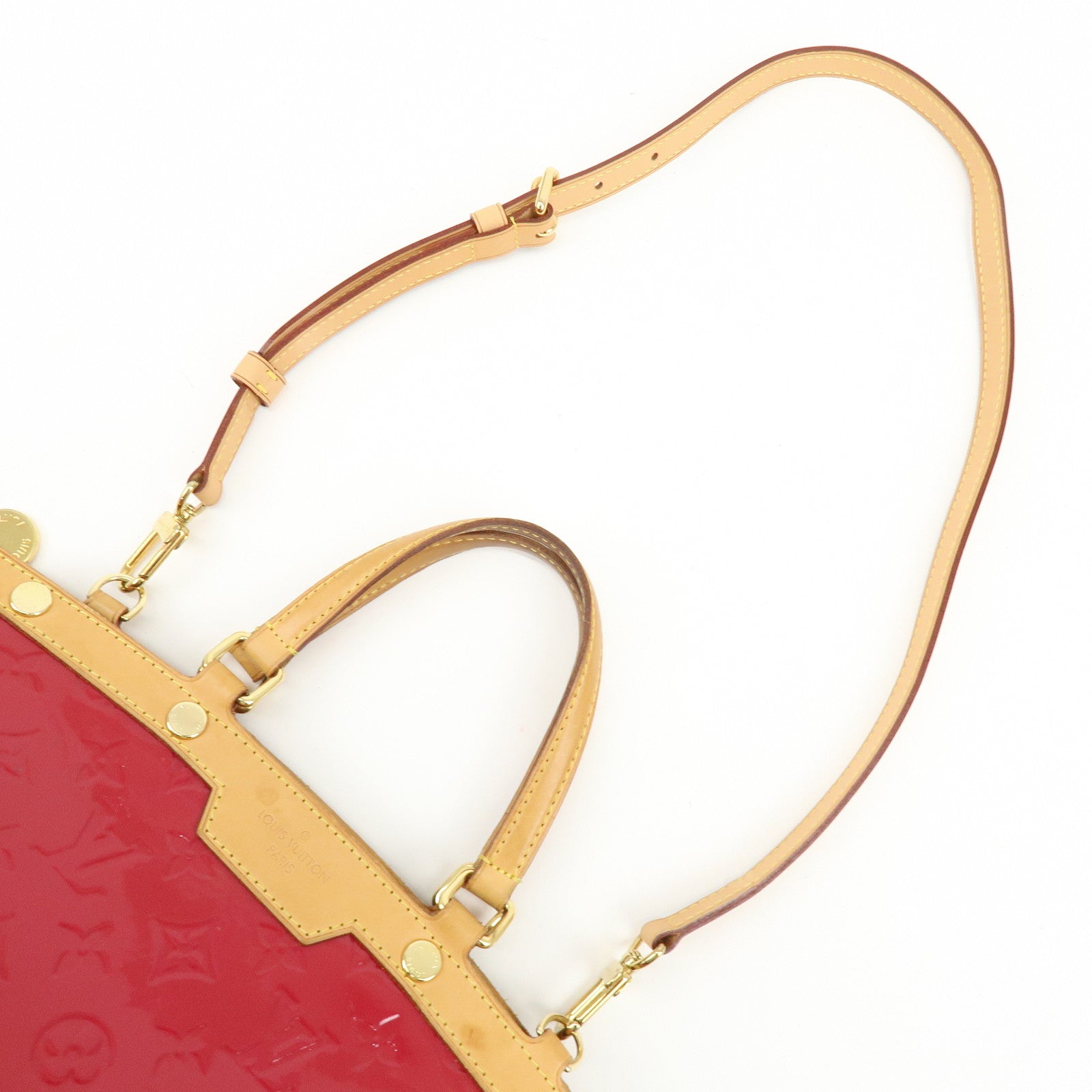 Louis Vuitton Vernis Brea MM 2Way Bag Hand Bag Rose Indien M91798