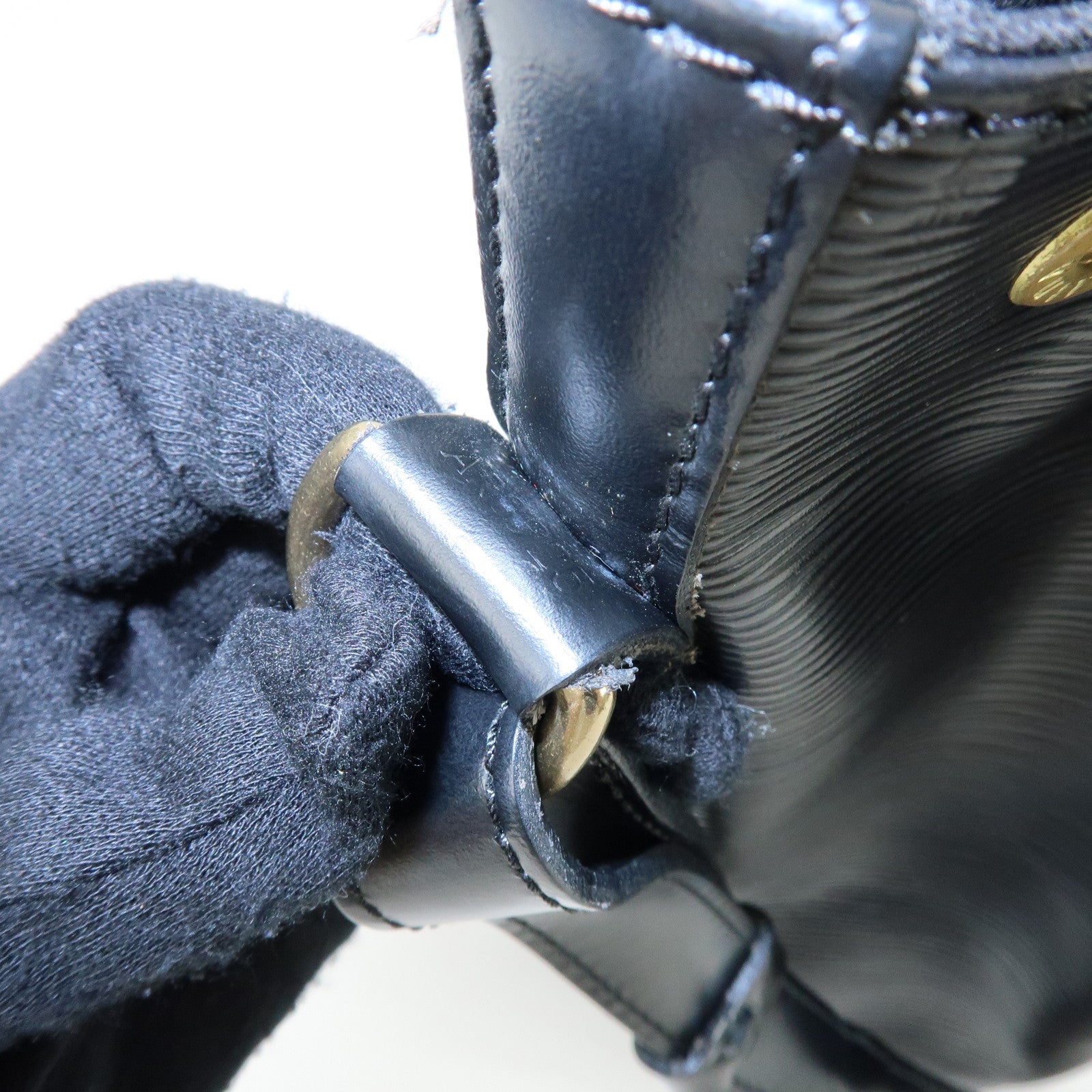 Louis Vuitton Epi Noe Leather Shoulder Bag Hand Bag Noir Black M59002
