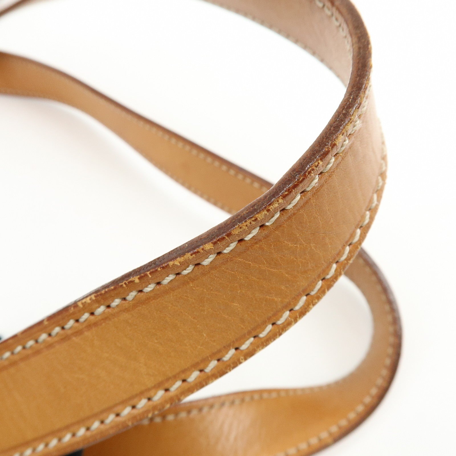 CELINE Macadam PVC Leather Tote Shoulder Bag Brown