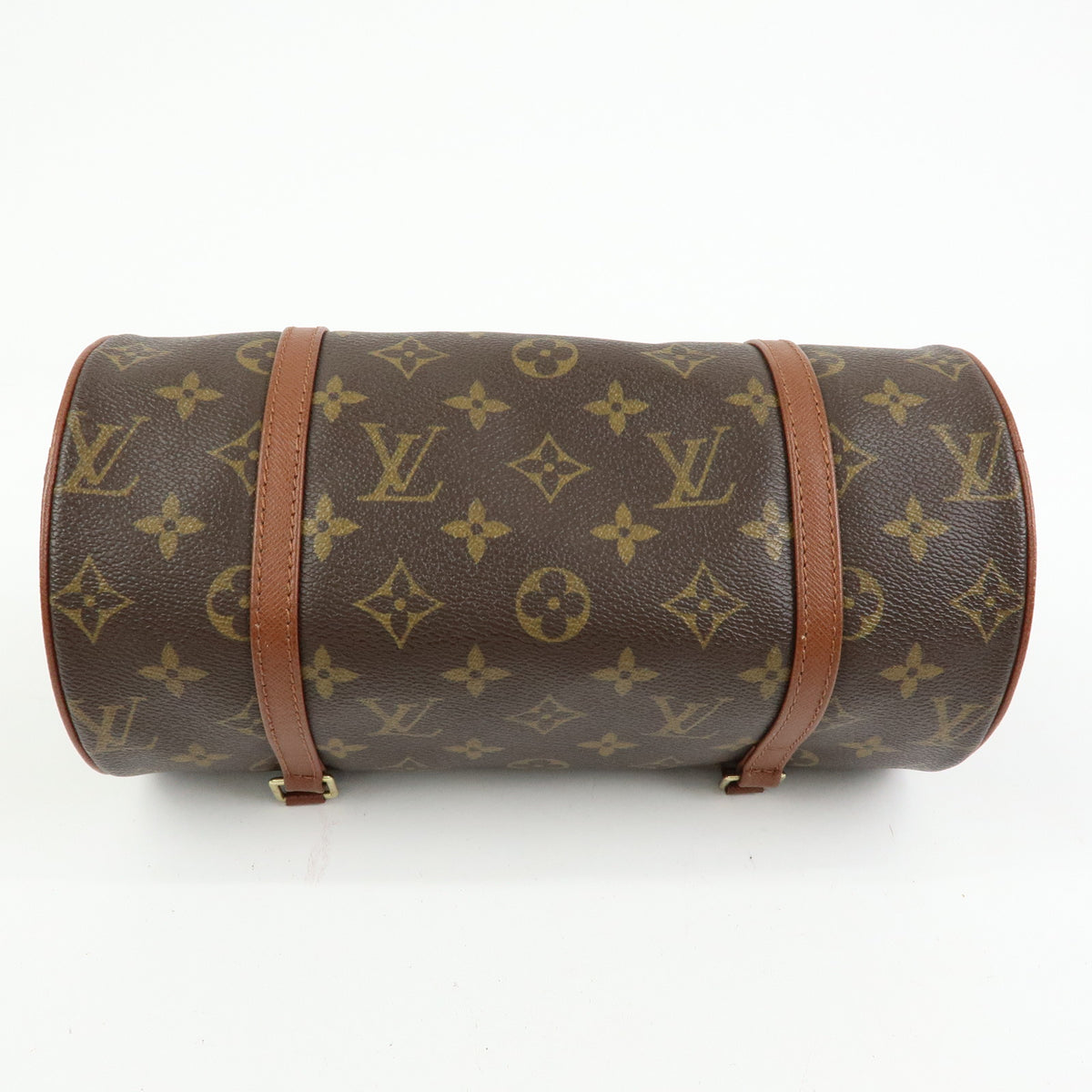 Louis Vuitton Monogram Papillon 26 Hand Bag Brown M51366