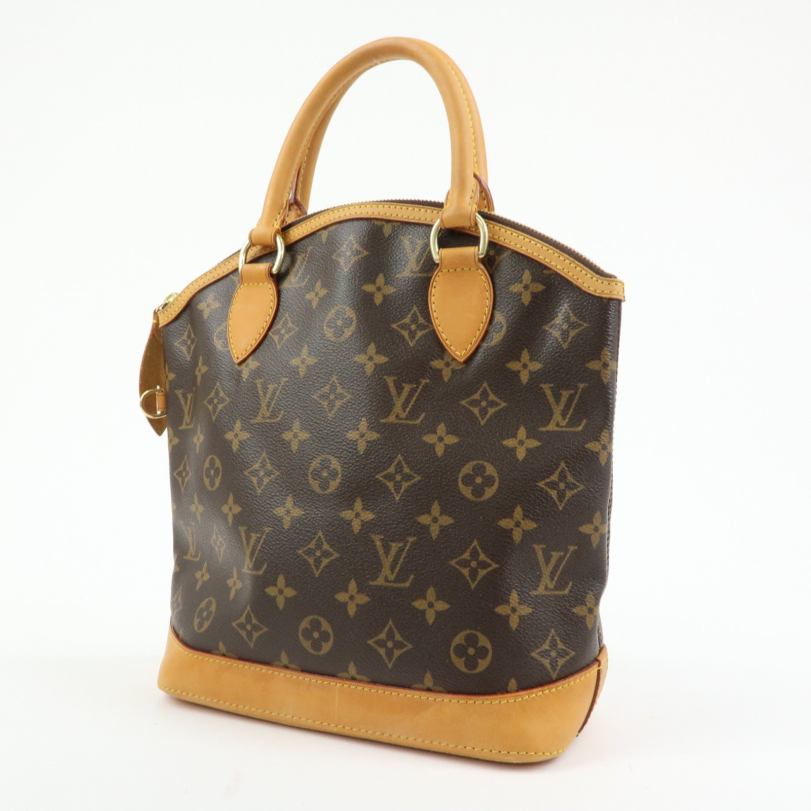 Louis Vuitton Monogram Lockit Hand Bag Tote Bag Brown M40102