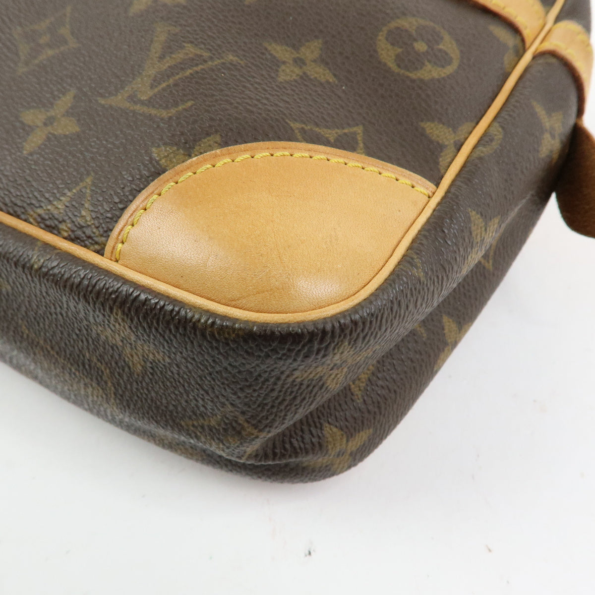 Louis Vuitton Monogram Compiegne 28 Pouch Clutch Bag Brown M51845