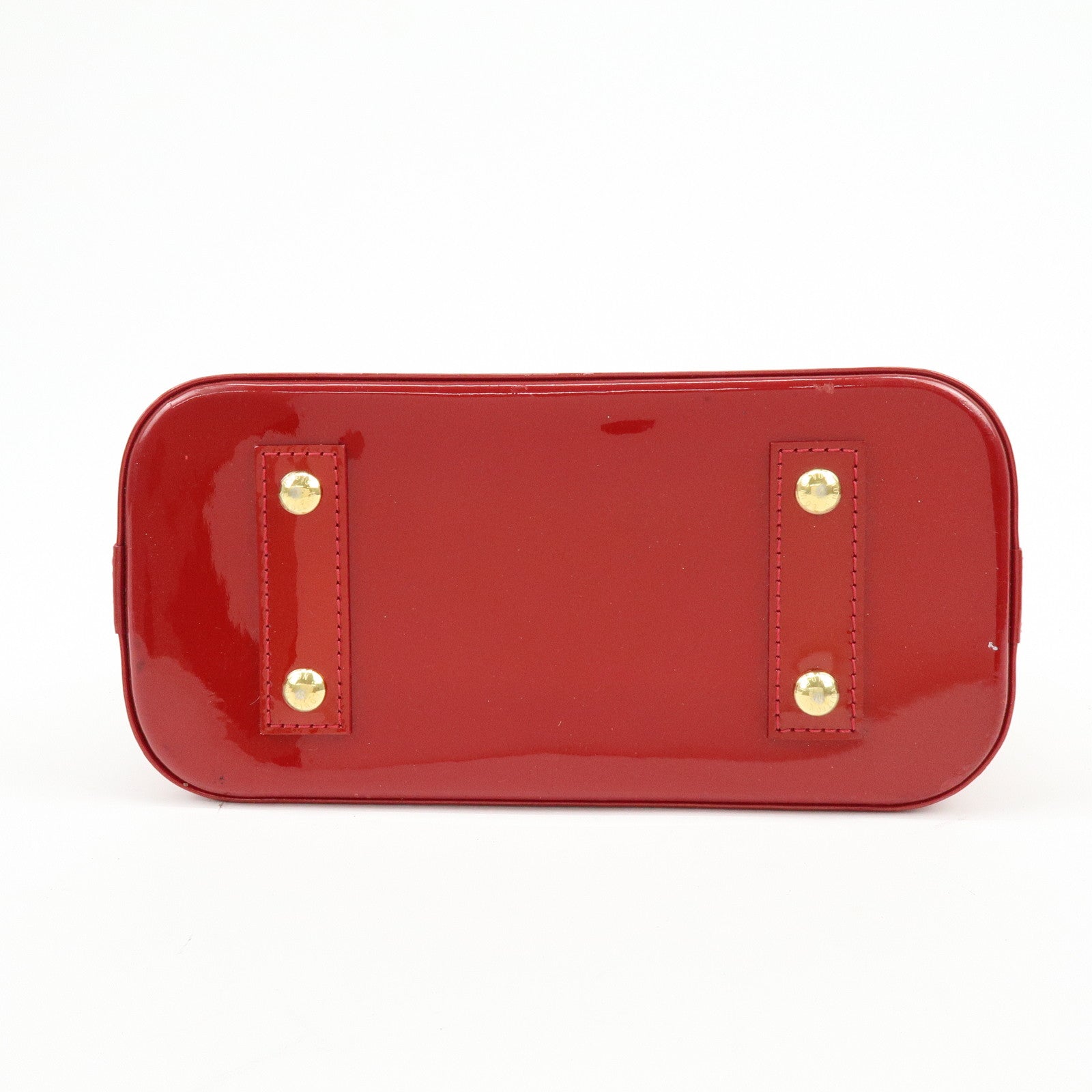 Louis Vuitton Monogram Vernis Alma BB 2Way Bag Red M91606