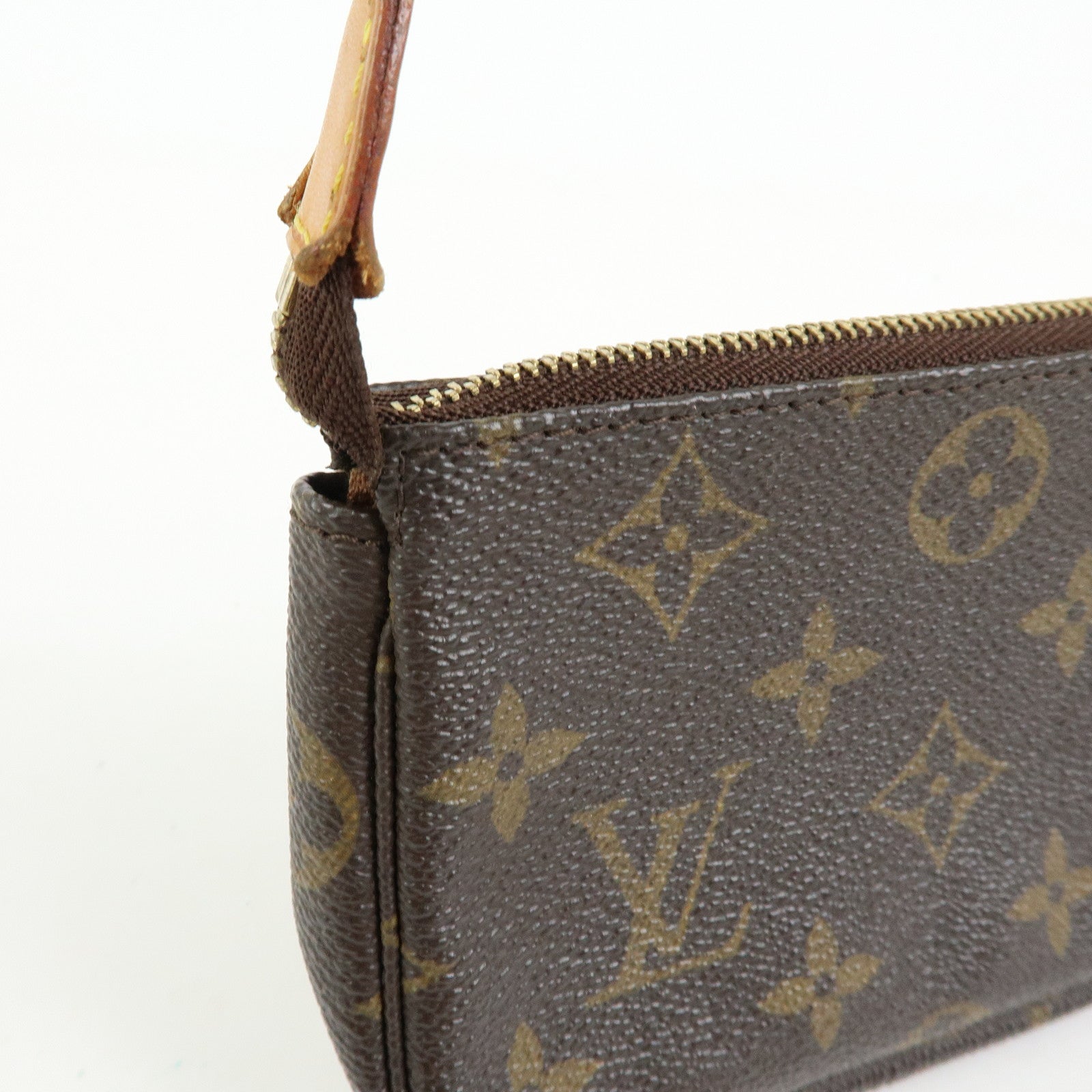 Louis Vuitton Monogram Mini Pochette Accessoires Pouch Brown M58009