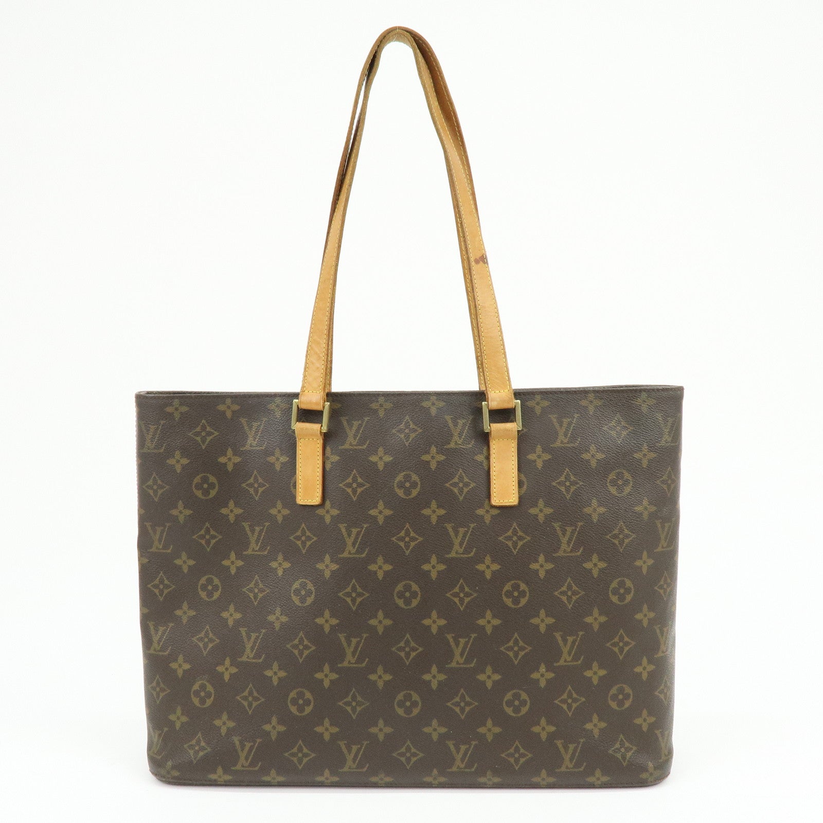 Louis Vuitton Monogram Luco Tote Bag Shoulder Bag Brown M51155