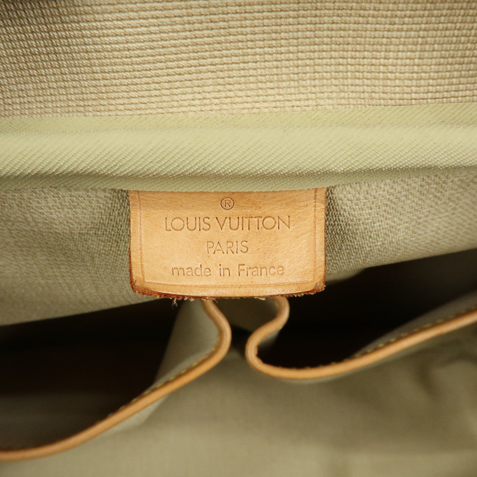 Louis Vuitton Monogram Canvas Deauville Hand Bag Brown M47270