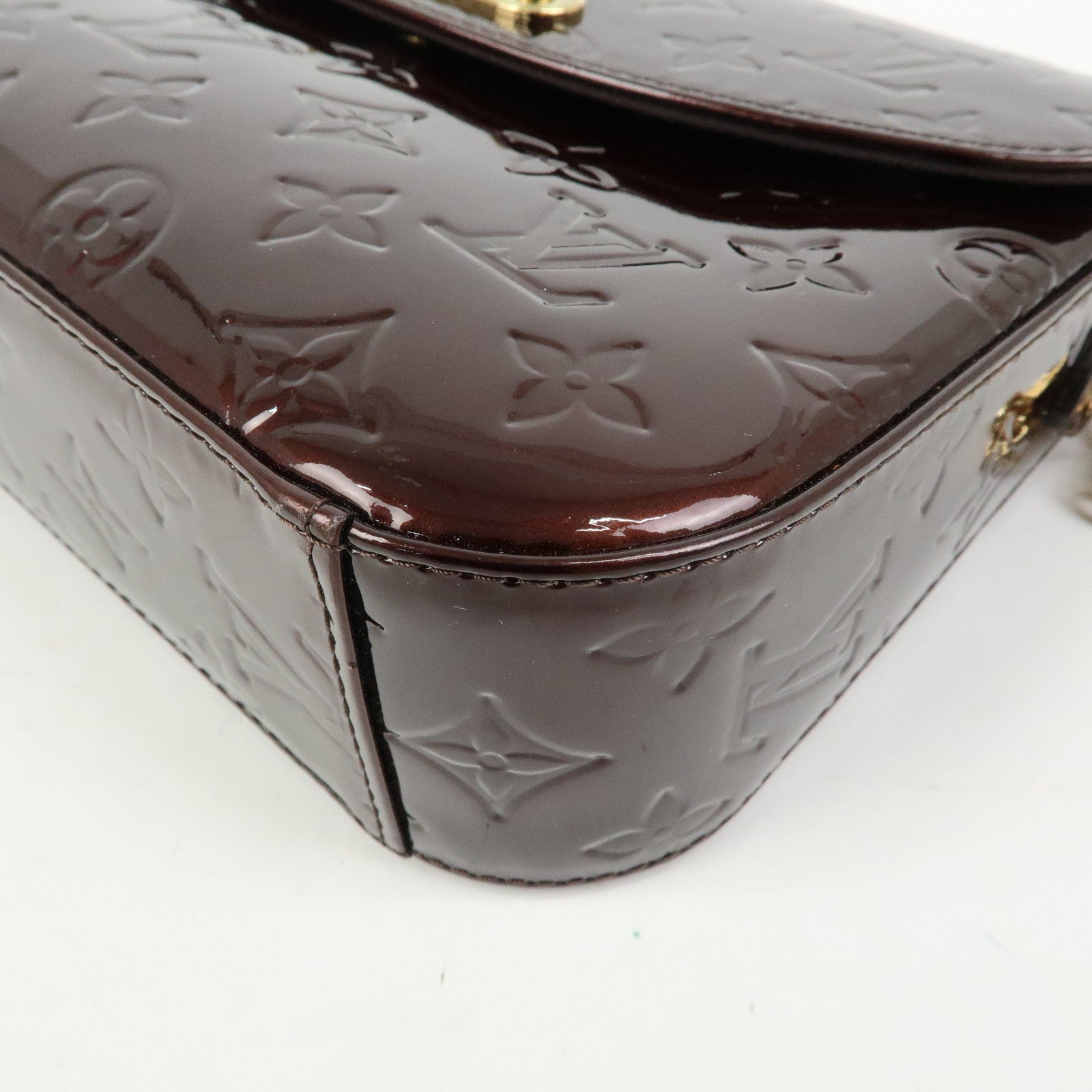 Louis Vuitton Vernis Rodeo Drive Hand Bag Amarante M93598