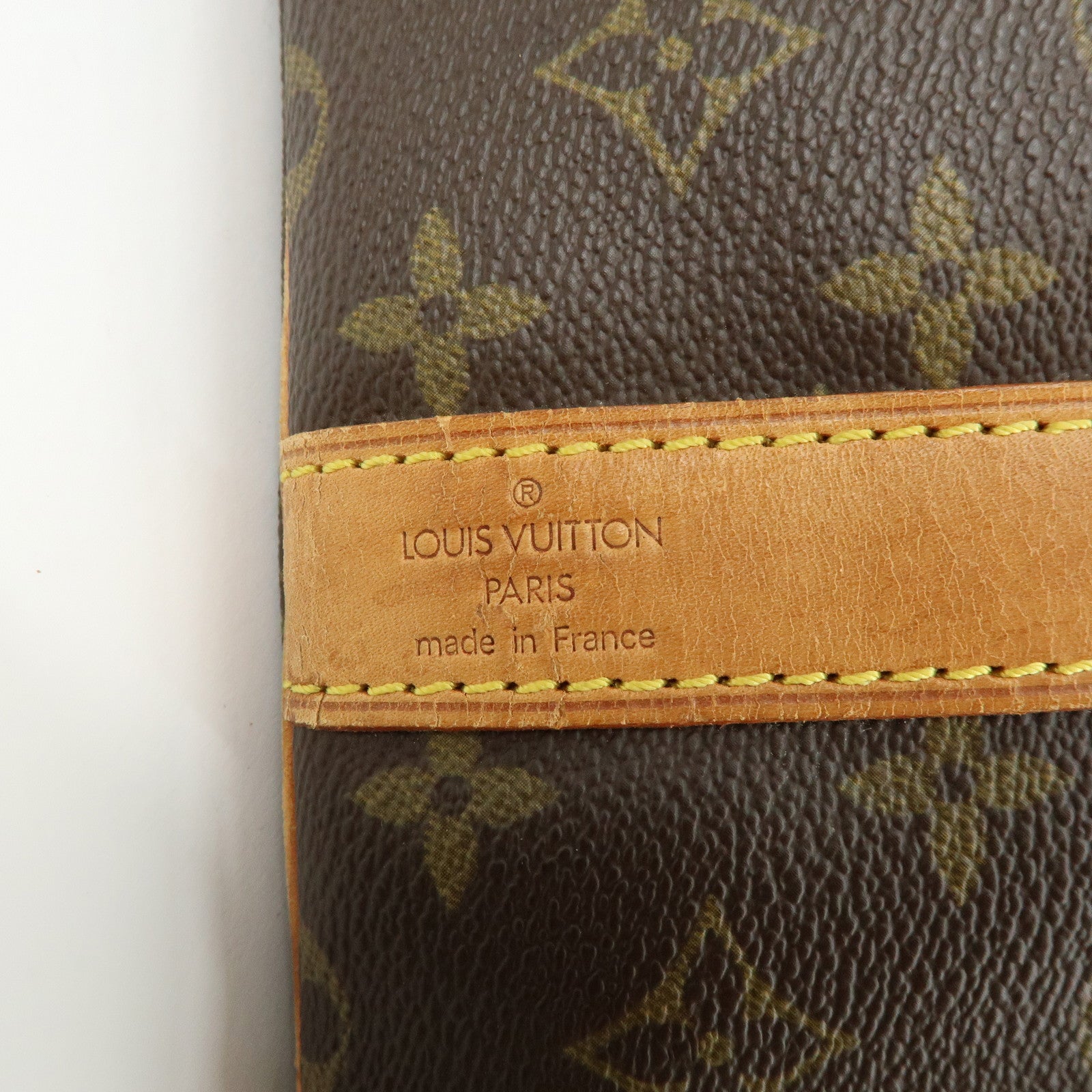 Louis Vuitton Keep All Bandouliere 55 Boston Bag Hand Bag Brown M41414