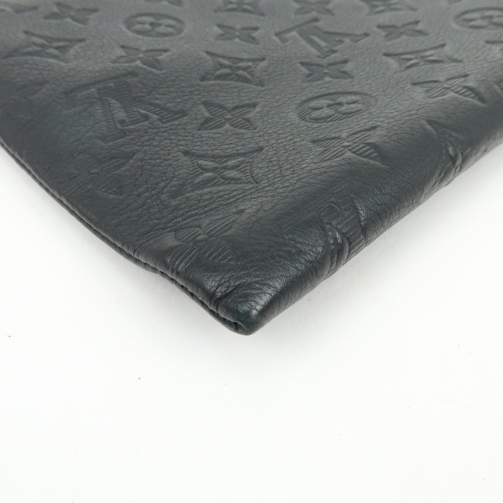 Louis Vuitton Monogram Shadow Leather Pochette To-Go Clutch Bag M81570