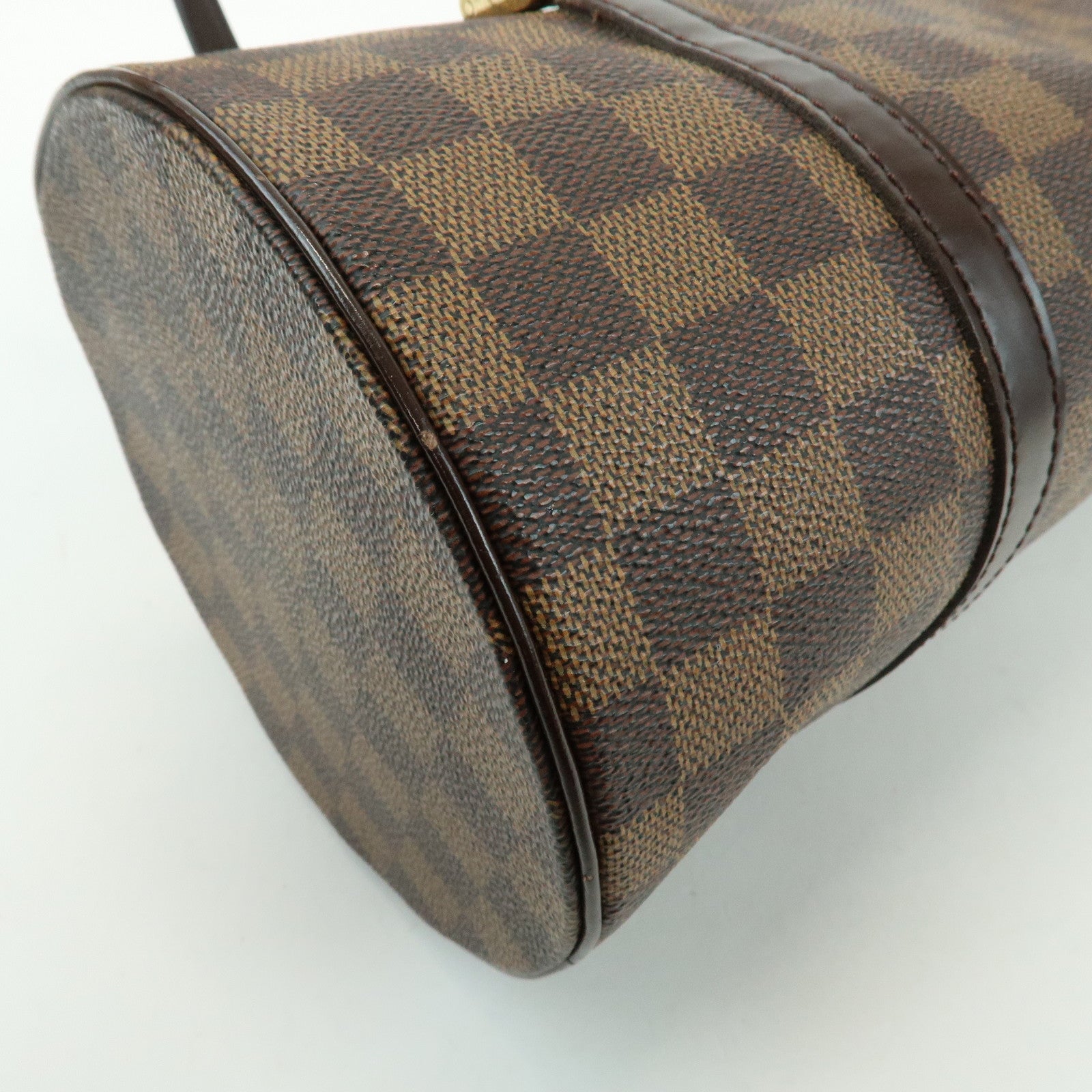 Louis Vuitton Damier Ebene Papillon 30 Hand Bag & Pouch Brown N51303