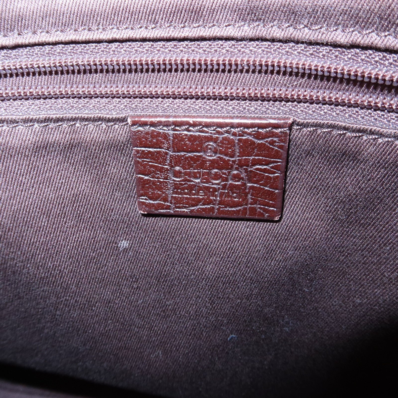 GUCCI Sherry Jackie GG Canvas Leather Shoulder Bag Hand Bag Bown 00963