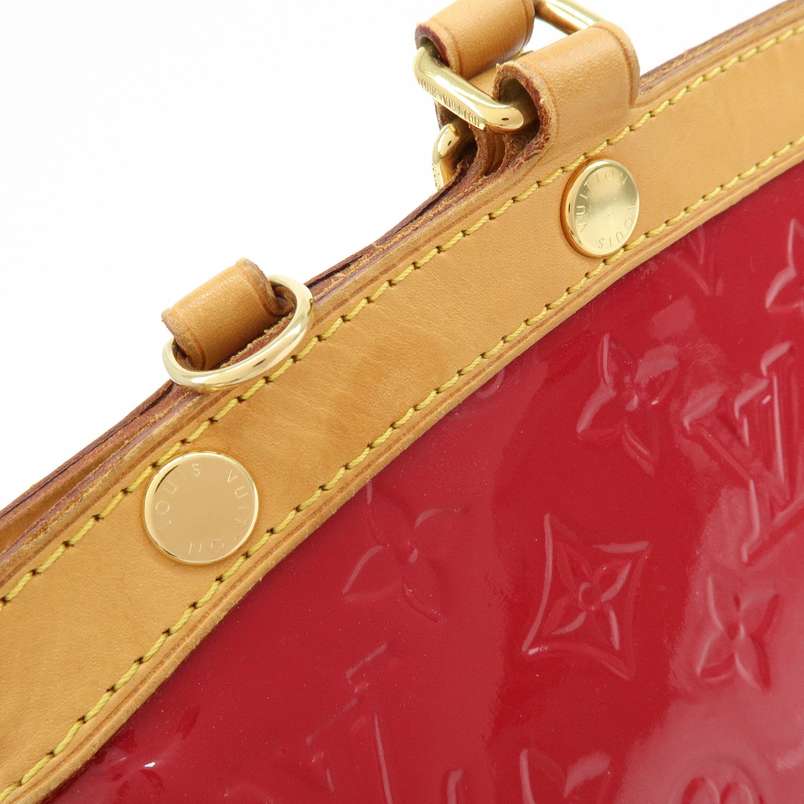 Louis Vuitton Vernis Brea MM 2Way Bag Hand Bag Rose Indien M91798