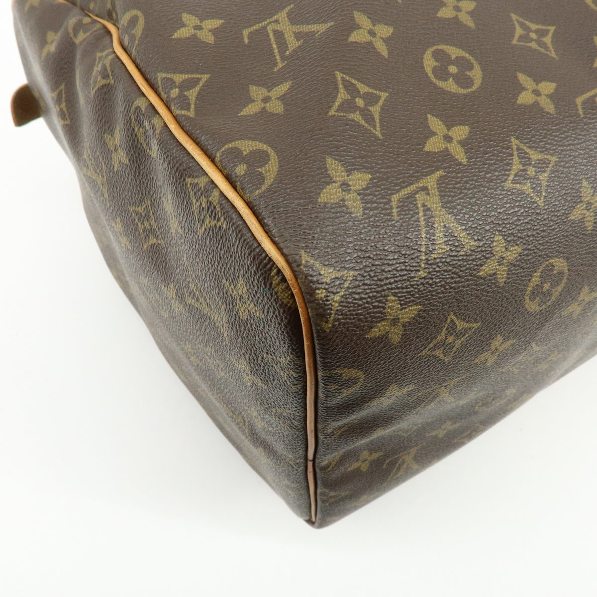 Louis Vuitton Monogram Keep All 55 Boston Bag Brown M41414