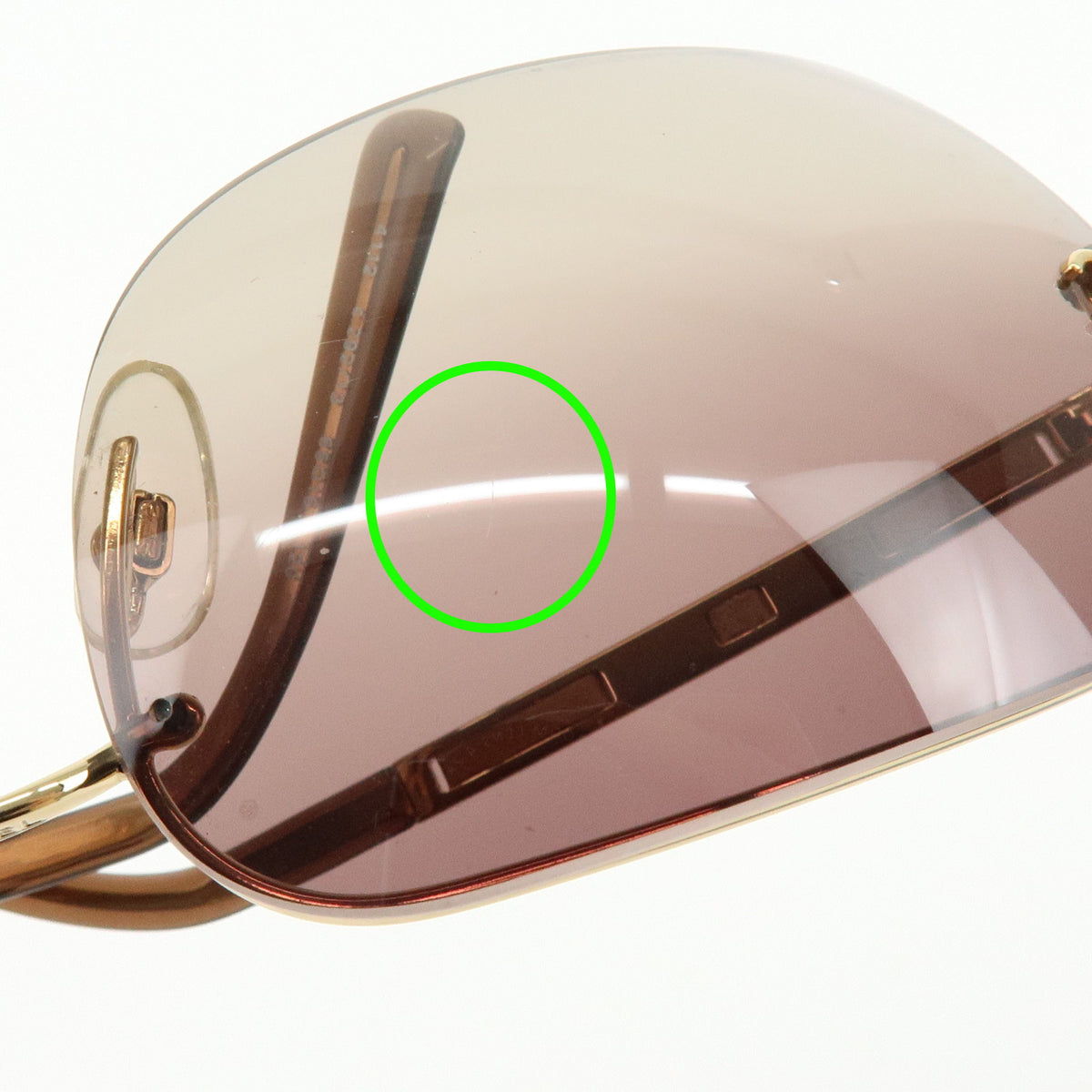 CHANEL Plastic Sunglasses AC1755967 65 □16 120 Brown Gold