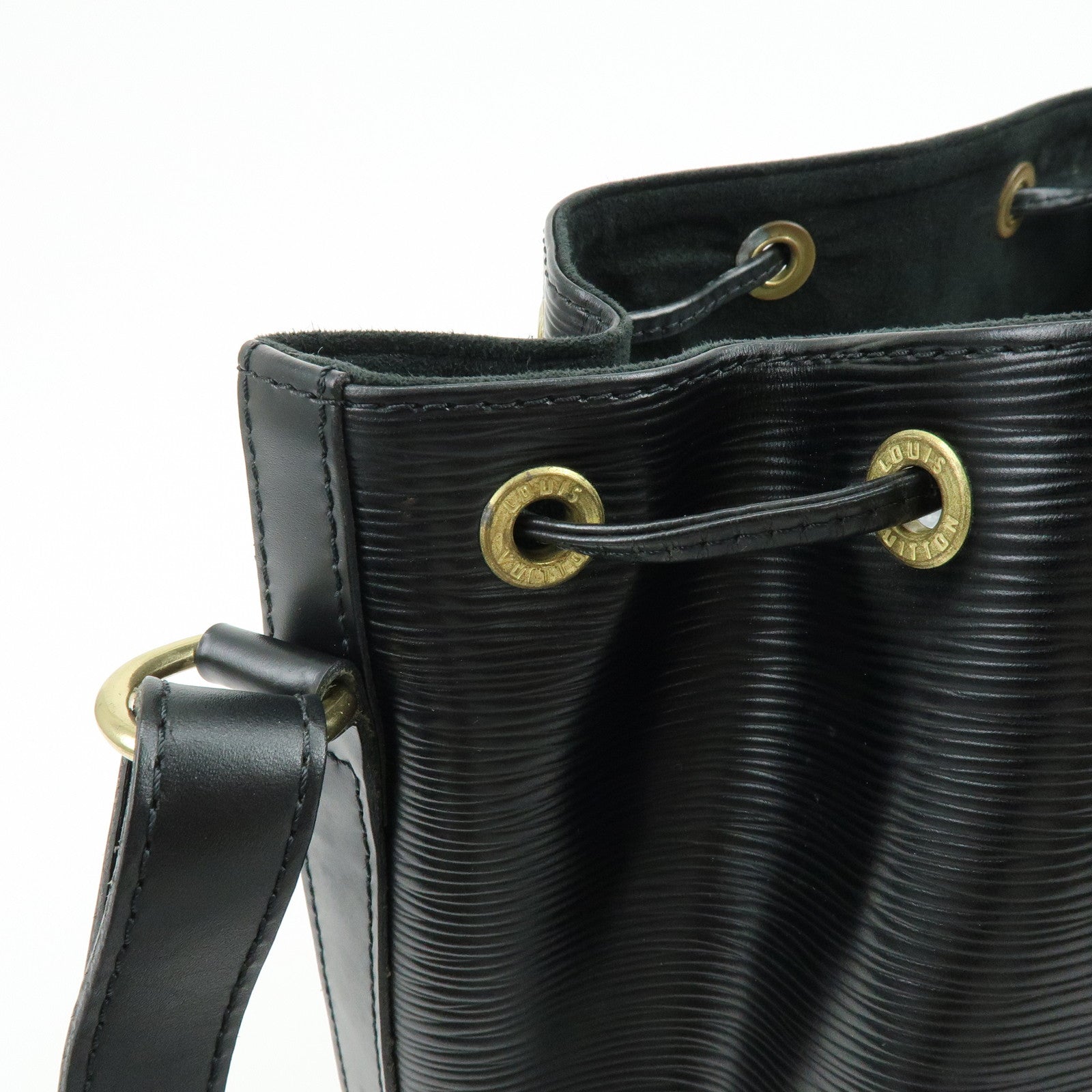 Louis Vuitton Epi Petit Noe Shoulder Bag Noir Black M44102