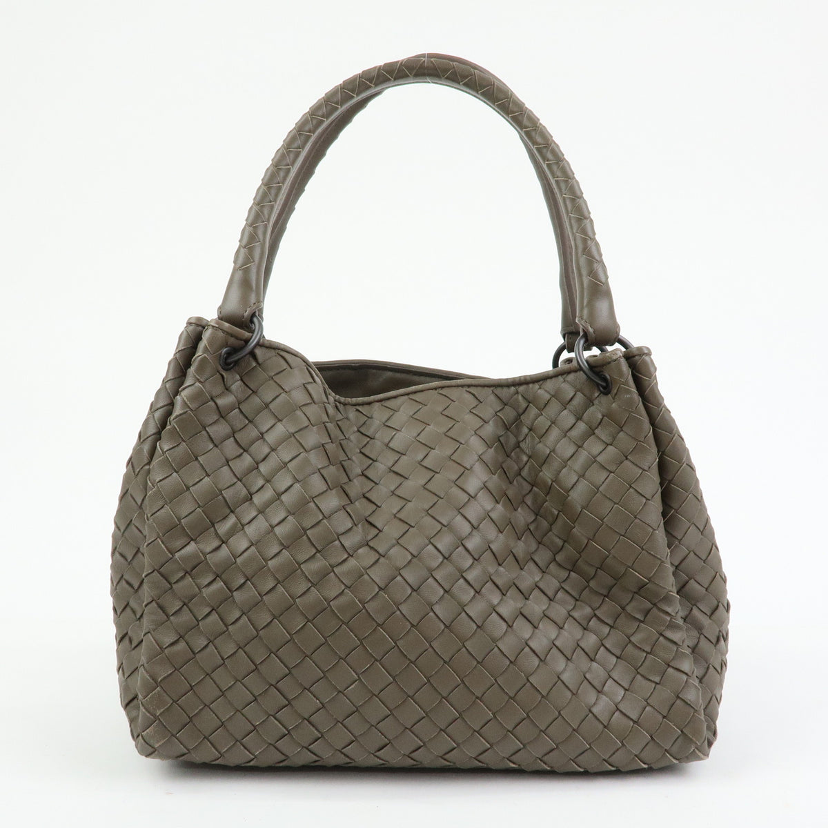 BOTTEGA VENETA Intrecciato Parachute Nappa Leather Shoulder Bag 428047