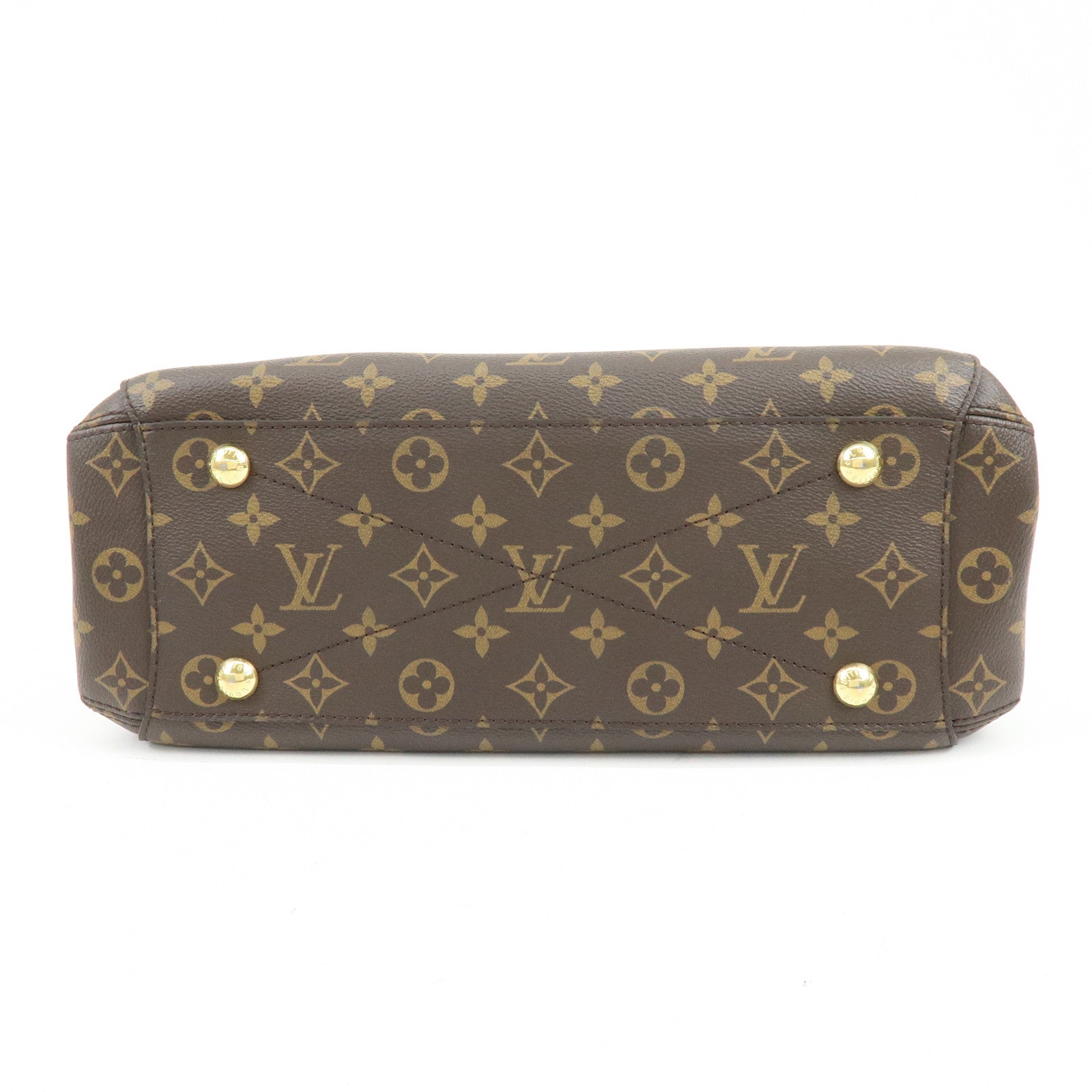 Louis Vuitton Monogram Montaigne MM 2Way Bag Hand Bag Brown M41056