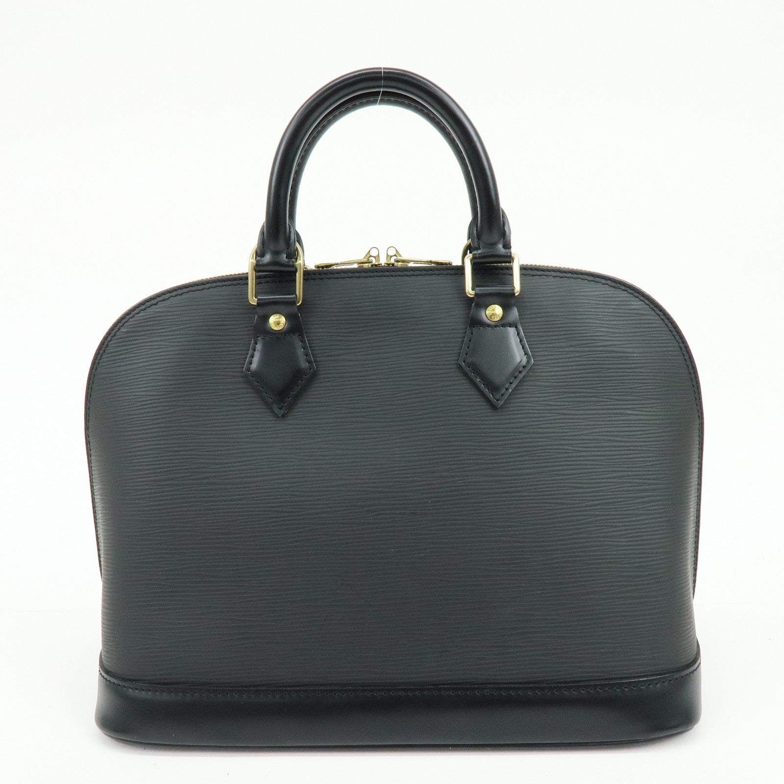 Louis Vuitton Epi Alma PM Leather Hand Bag Noir Black M52142