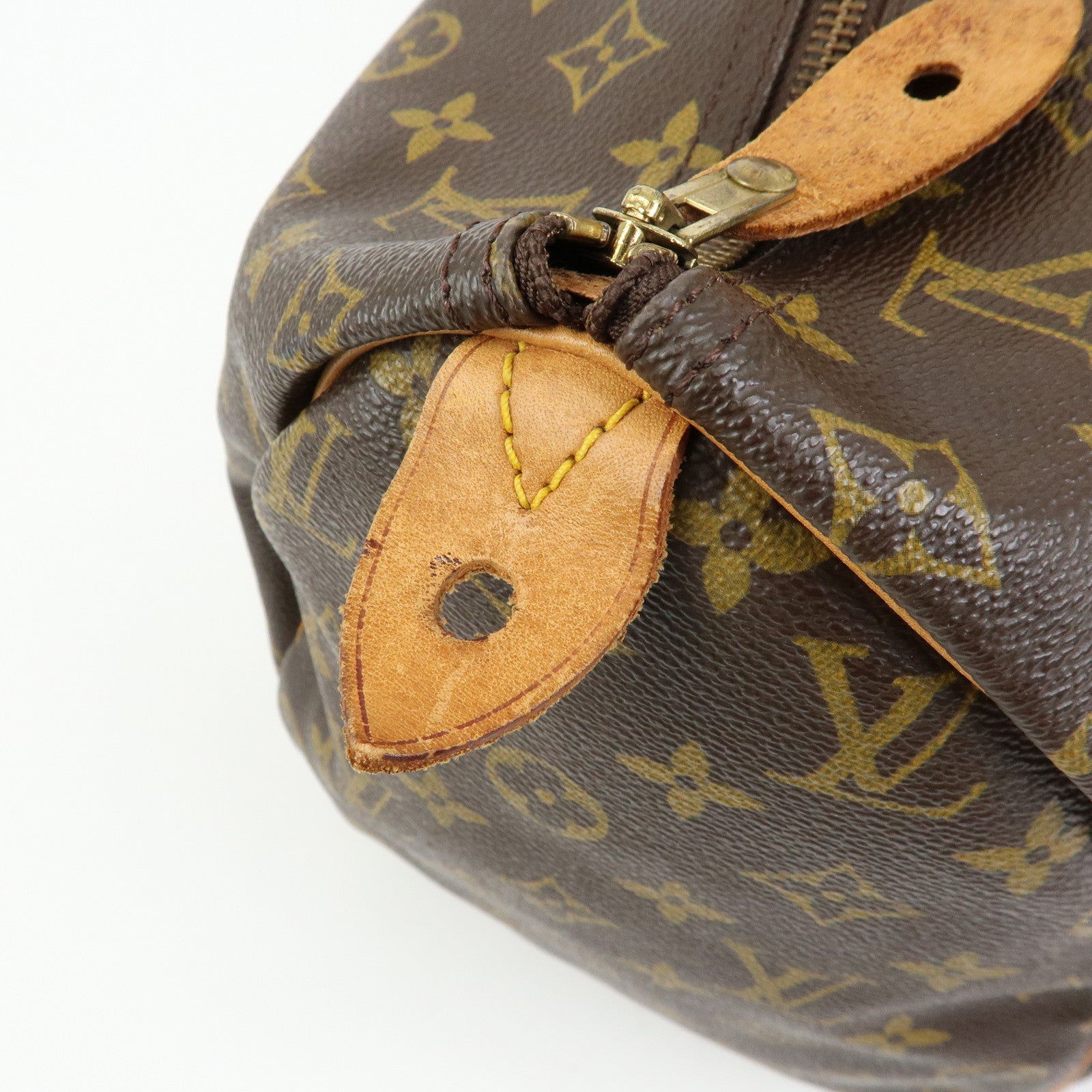 Louis Vuitton Monogram Speedy 40 Boston Bag Hand Bag Brown M41106