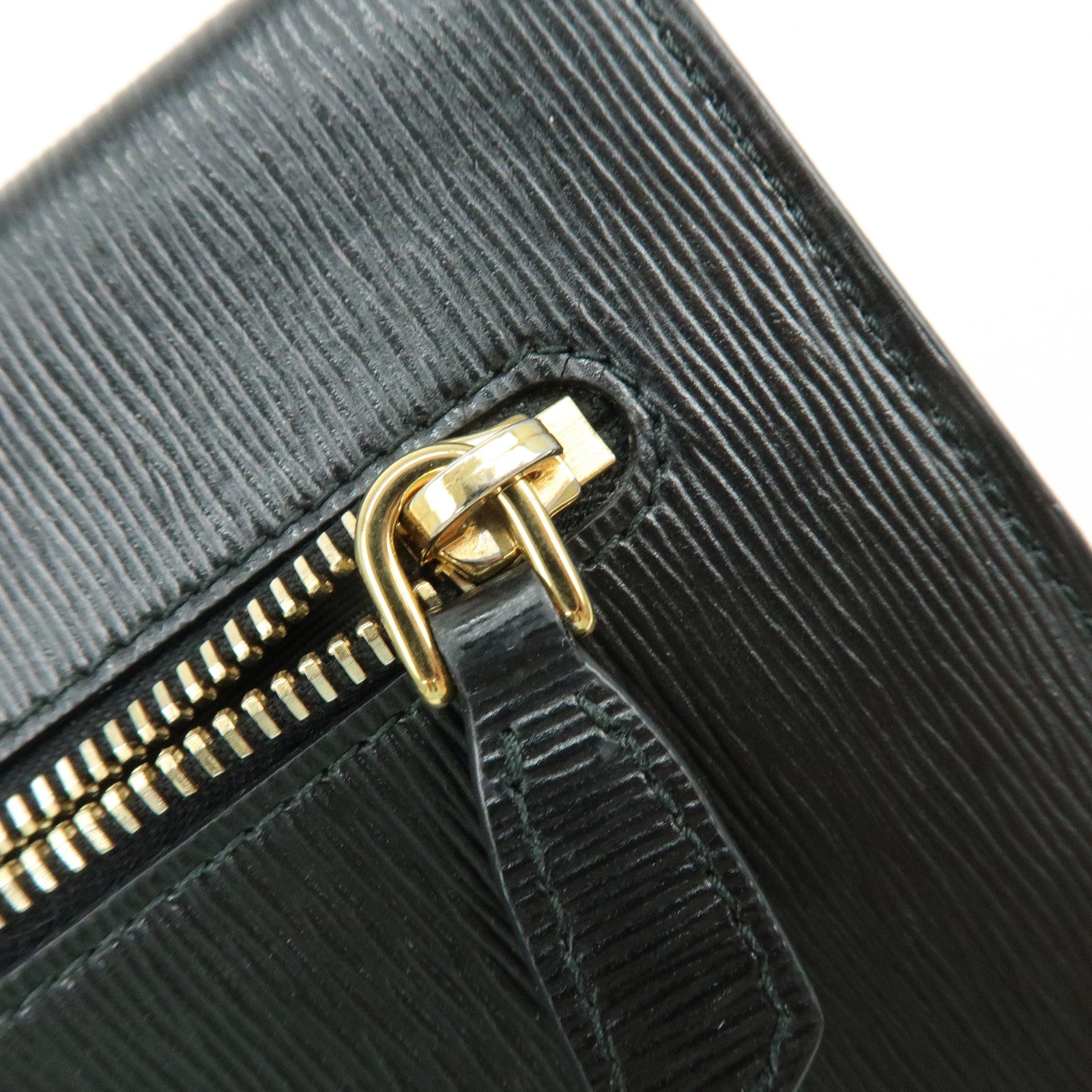 PRADA Saffiano Leather Flap Long Wallet Purse Black 1MF175