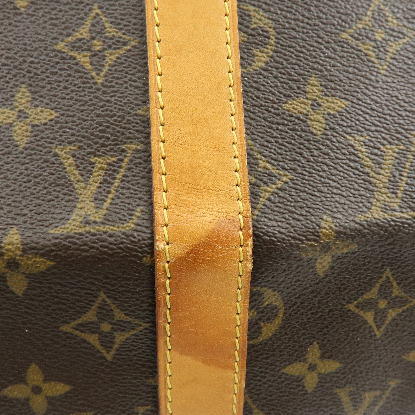 Louis Vuitton Monogram Keep All Bandouliere 50 Boston Bag M41416