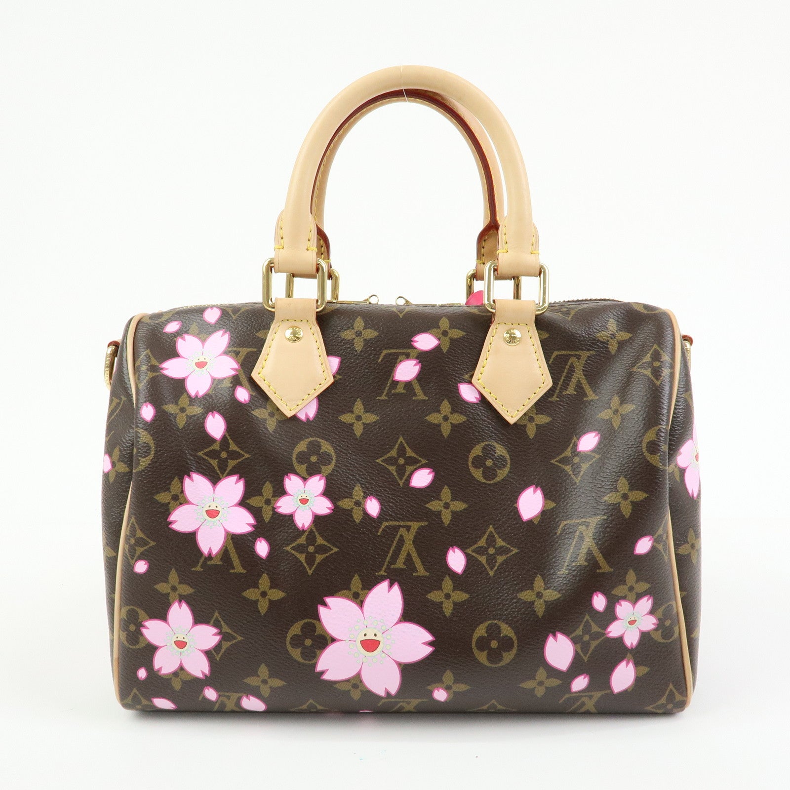 Louis Vuitton Monogram Murakami Speedy Bandouliere 25 Brown M14174