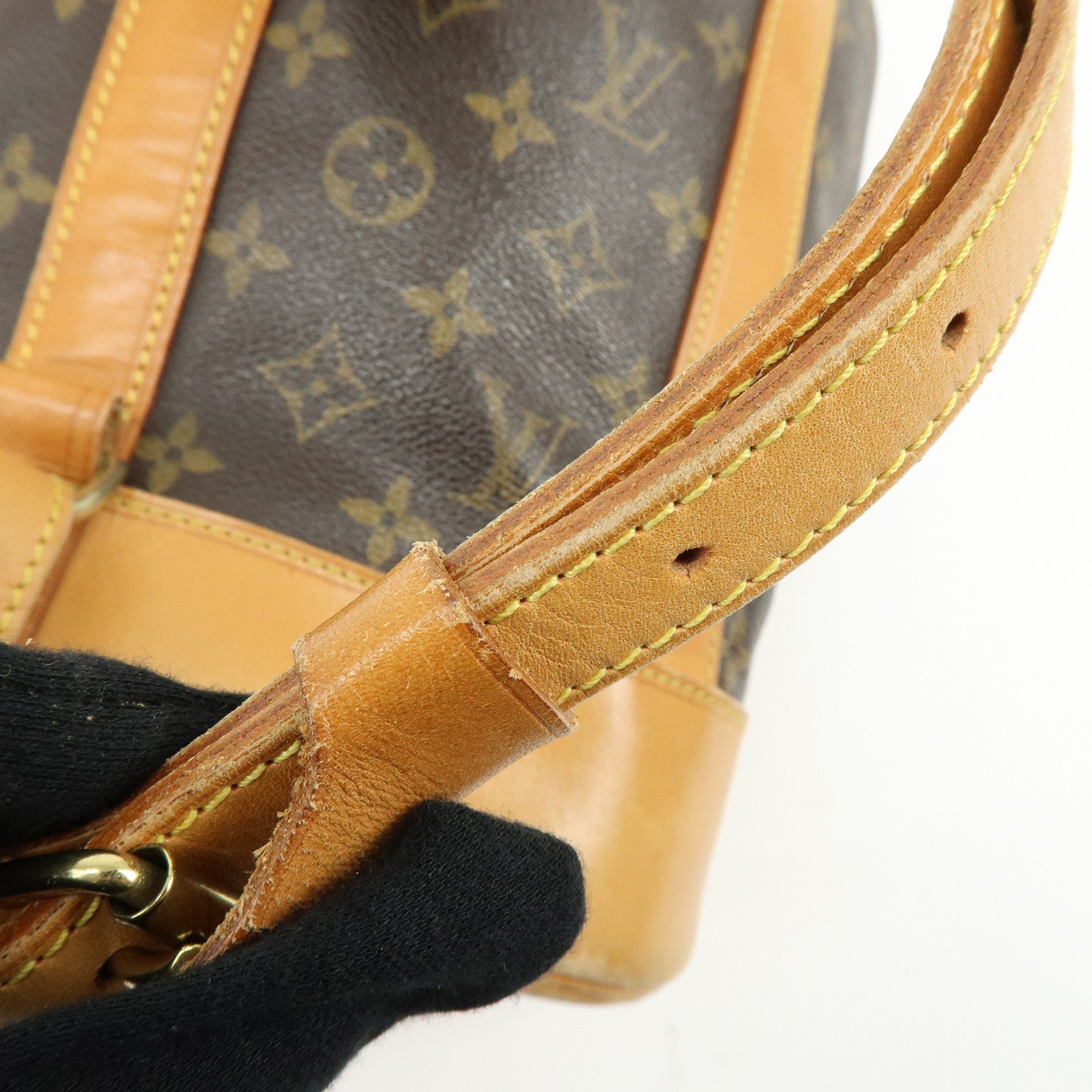 Louis Vuitton Monogram Randonnee PM Laundry Shoulder Bag Brown M42243