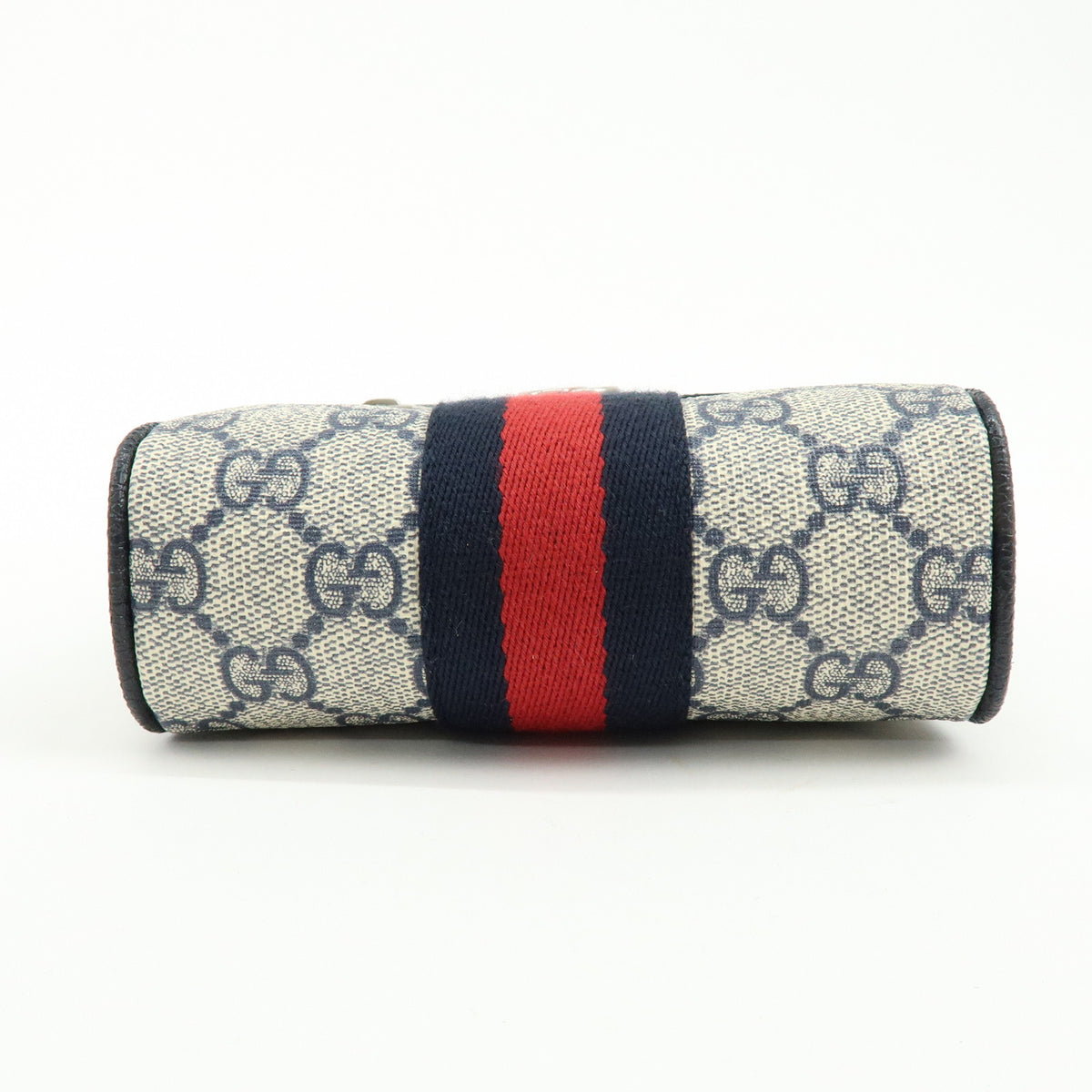 GUCCI Ophidia Sherry GG Supreme Leather Shoulder Bag Dark Navy 598127