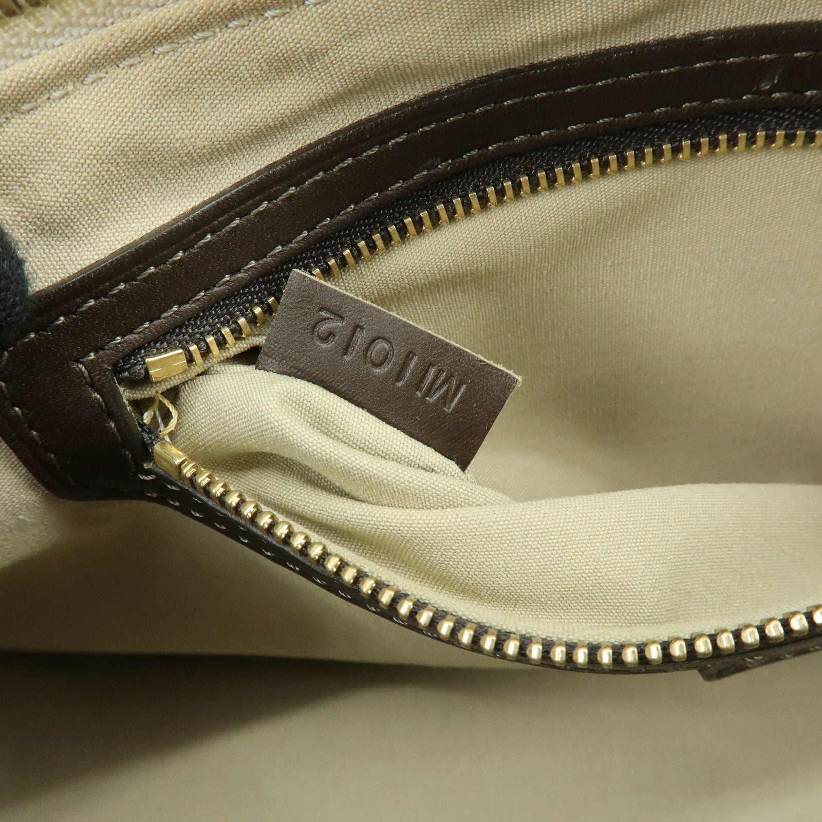 Louis Vuitton Monogram Mini Alma Long Hand Bag Khaki M92206