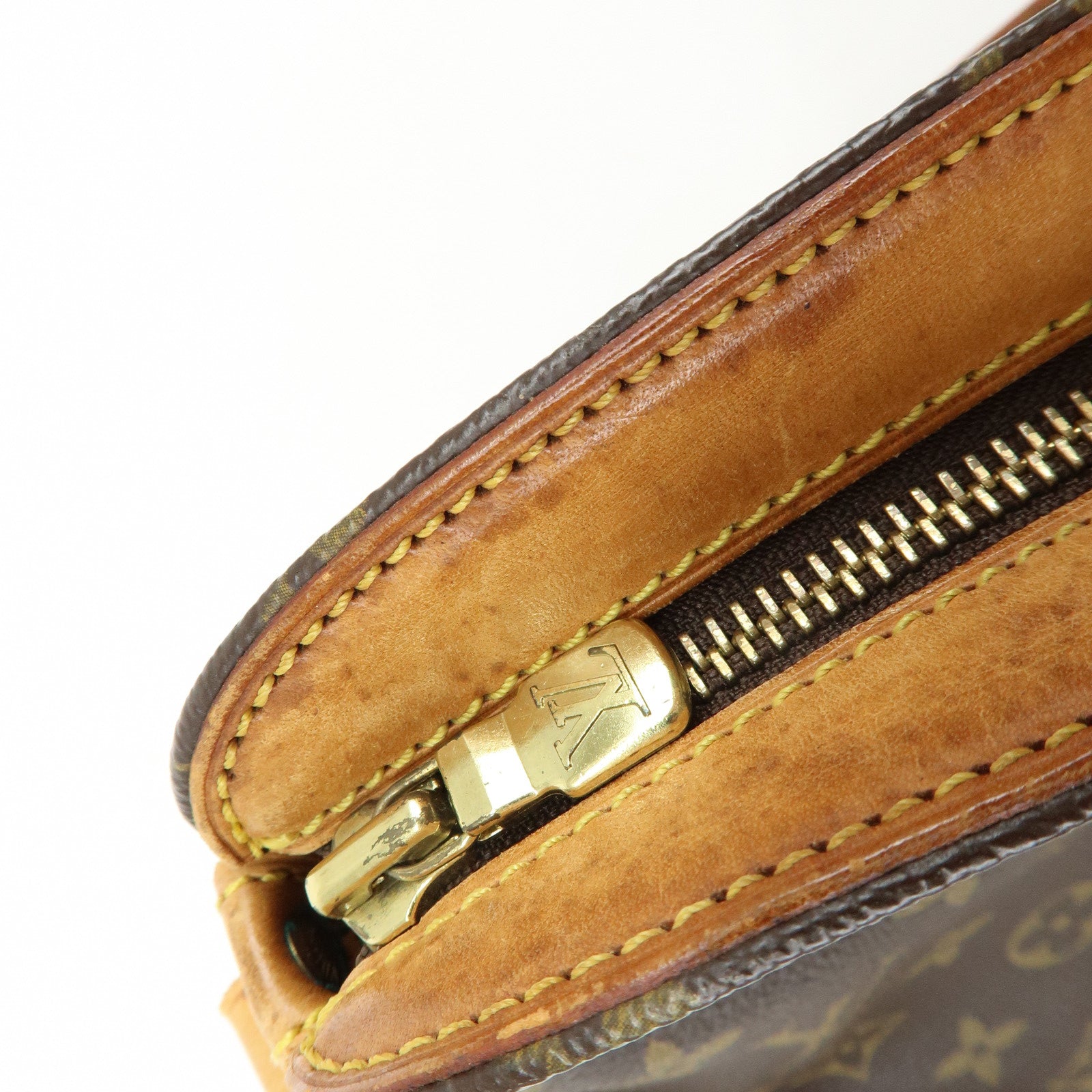Louis Vuitton Monogram Drouot Crossbody Shoulder Bag Brown M51290
