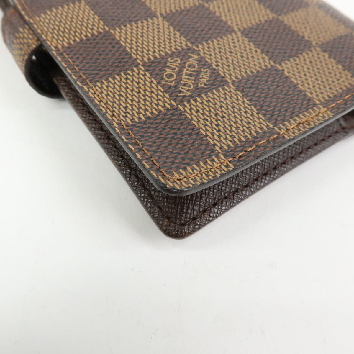 Louis Vuitton Damier Ebene Agenda PM Planner Cover Brown R20700