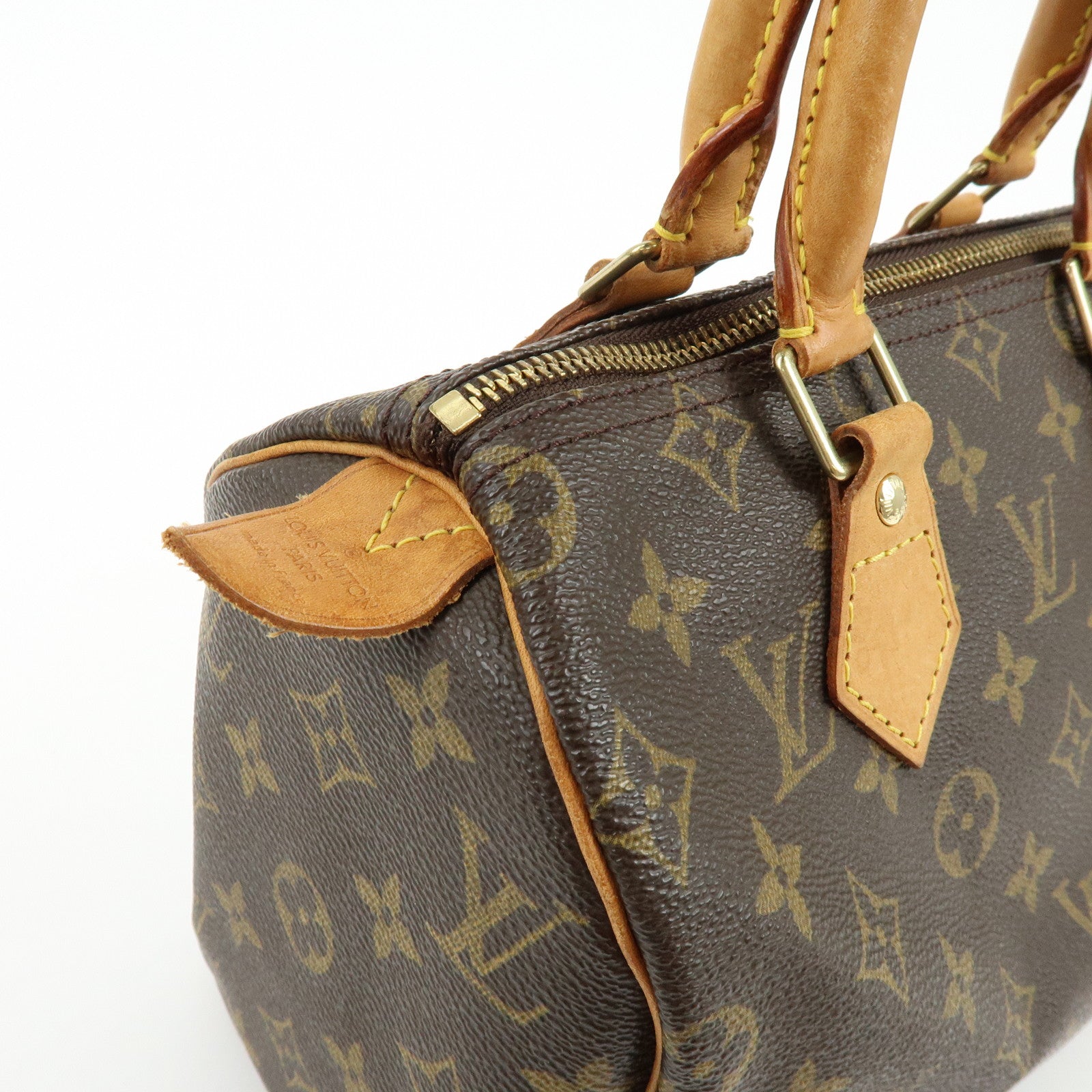 Louis Vuitton Monogram Speedy 25 Boston Bag Hand Bag Brown M41528