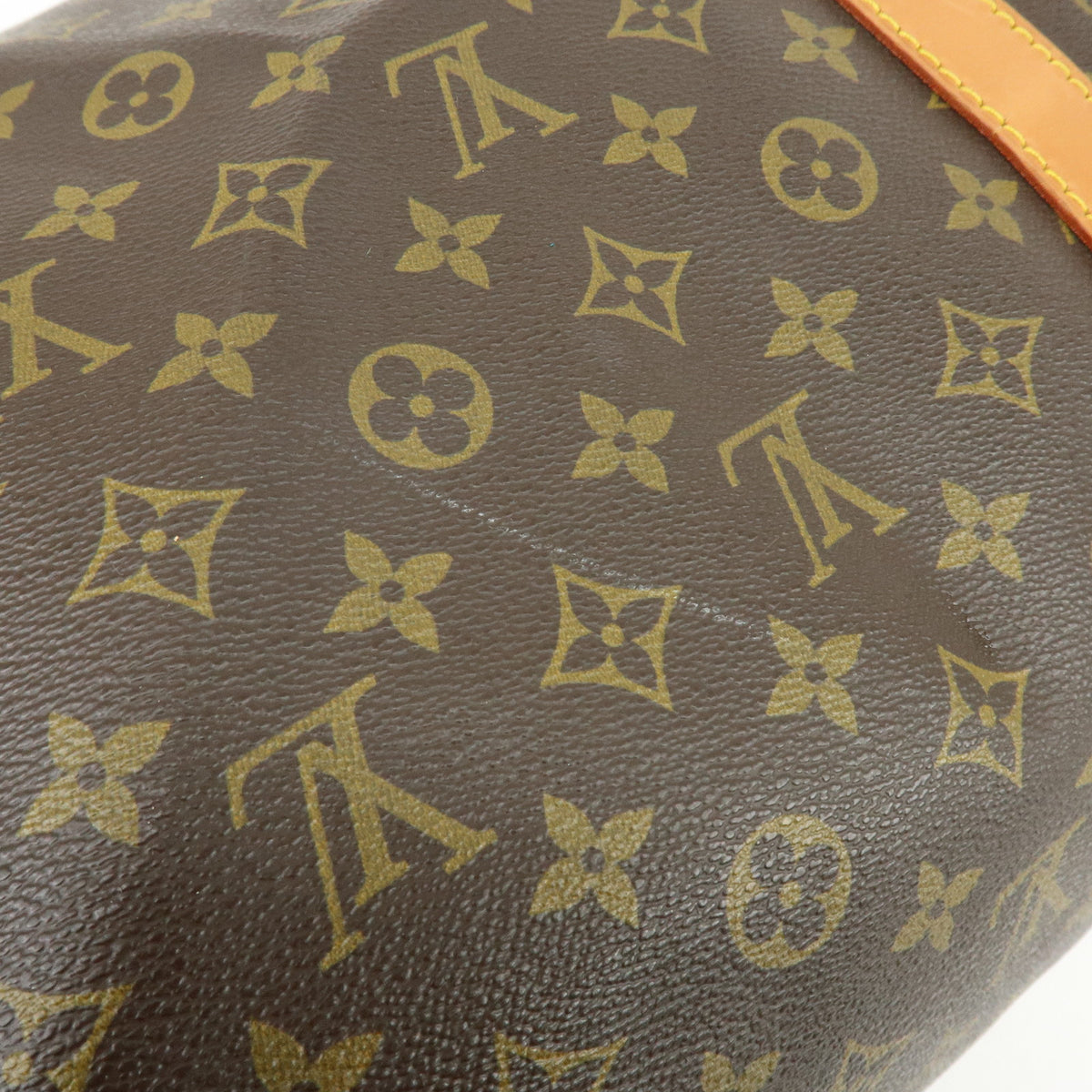 Louis Vuitton Monogram Keep All 60 Boston Bag Brown M41422