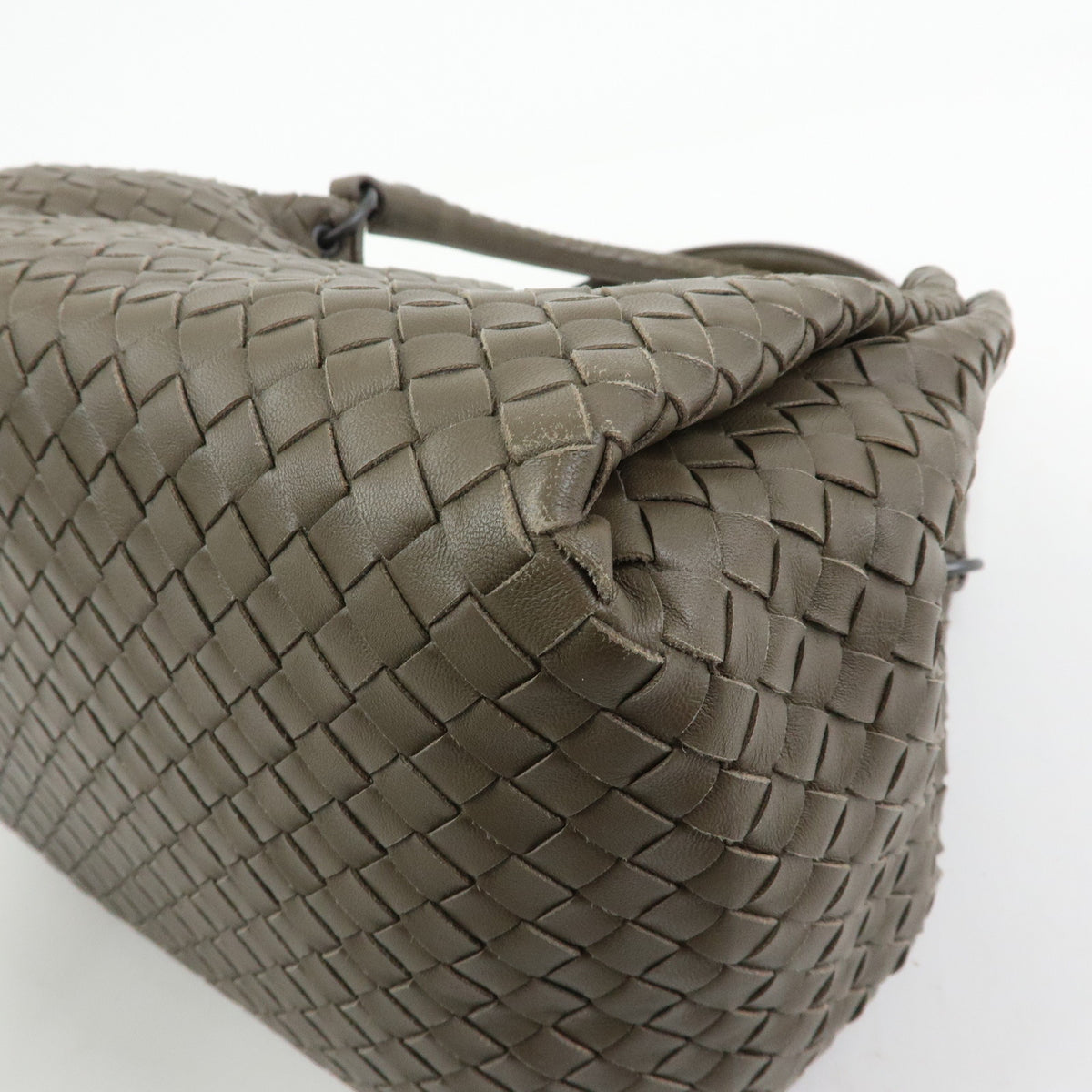 BOTTEGA VENETA Intrecciato Parachute Nappa Leather Shoulder Bag 428047