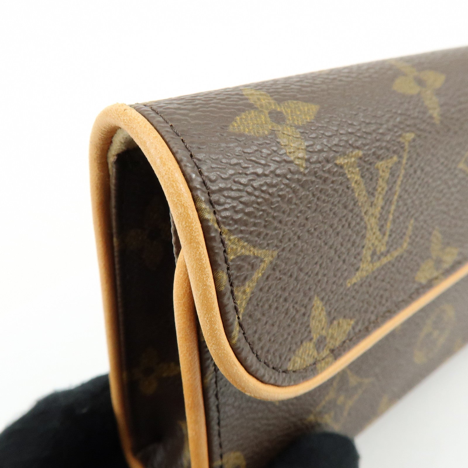 Louis Vuitton Monogram Pochette Florentine Waist Bag Belt XS M51855
