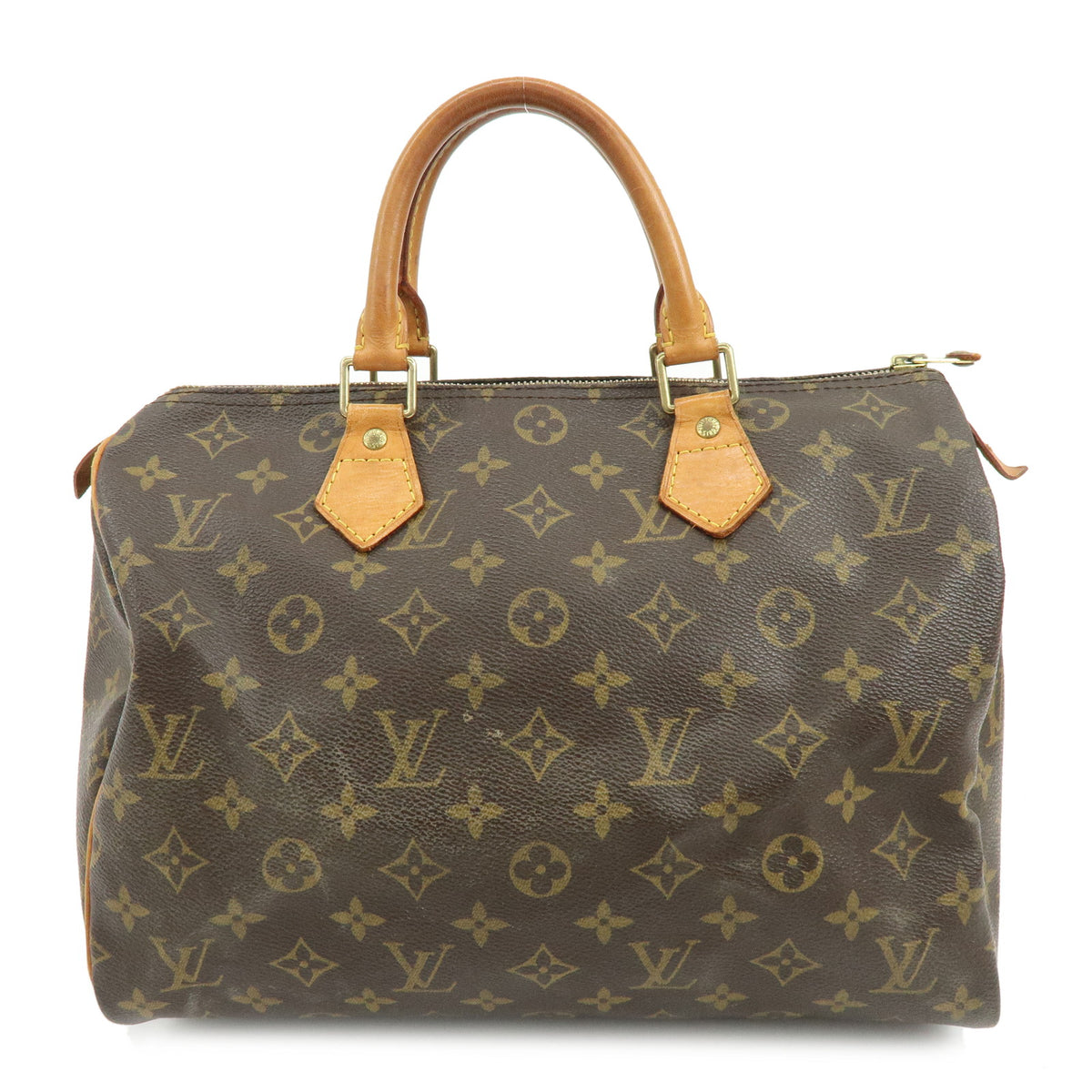 Louis Vuitton Monogram Speedy 30 Boston Bag Hand Bag Brown M41526