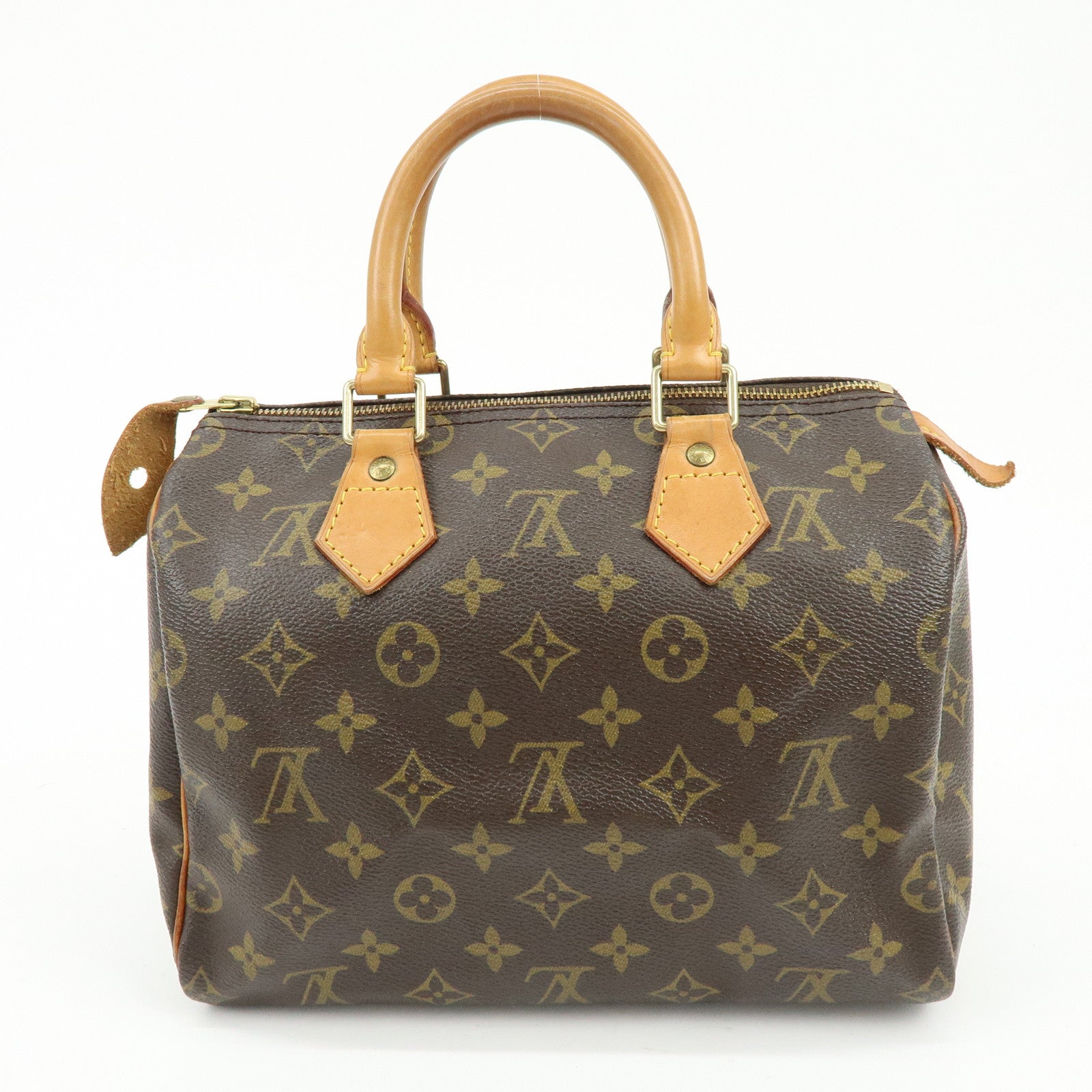 Louis Vuitton Monogram Speedy 25 Boston Bag Hand Bag Brown M41528