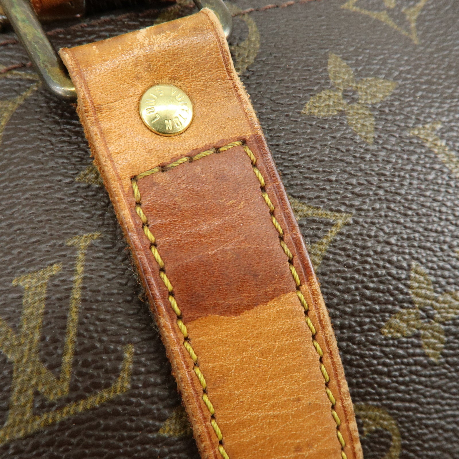 Louis Vuitton Monogram Keep All Bandouliere 50 Boston Bag Brown M41416