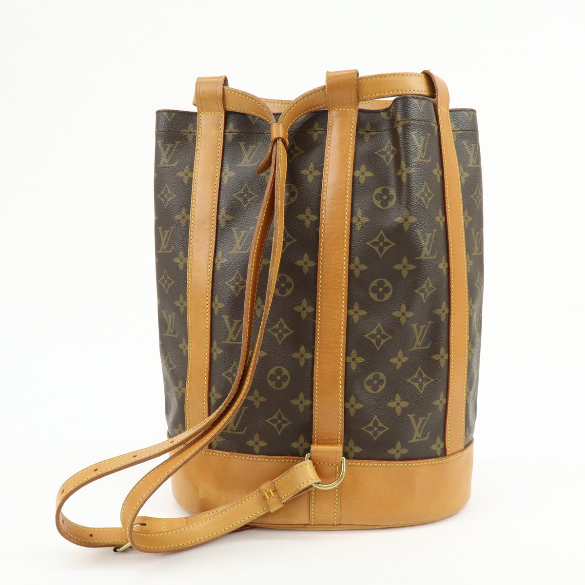 Louis Vuitton Monogram Randonnee PM Shoulder Bag Brown M42243