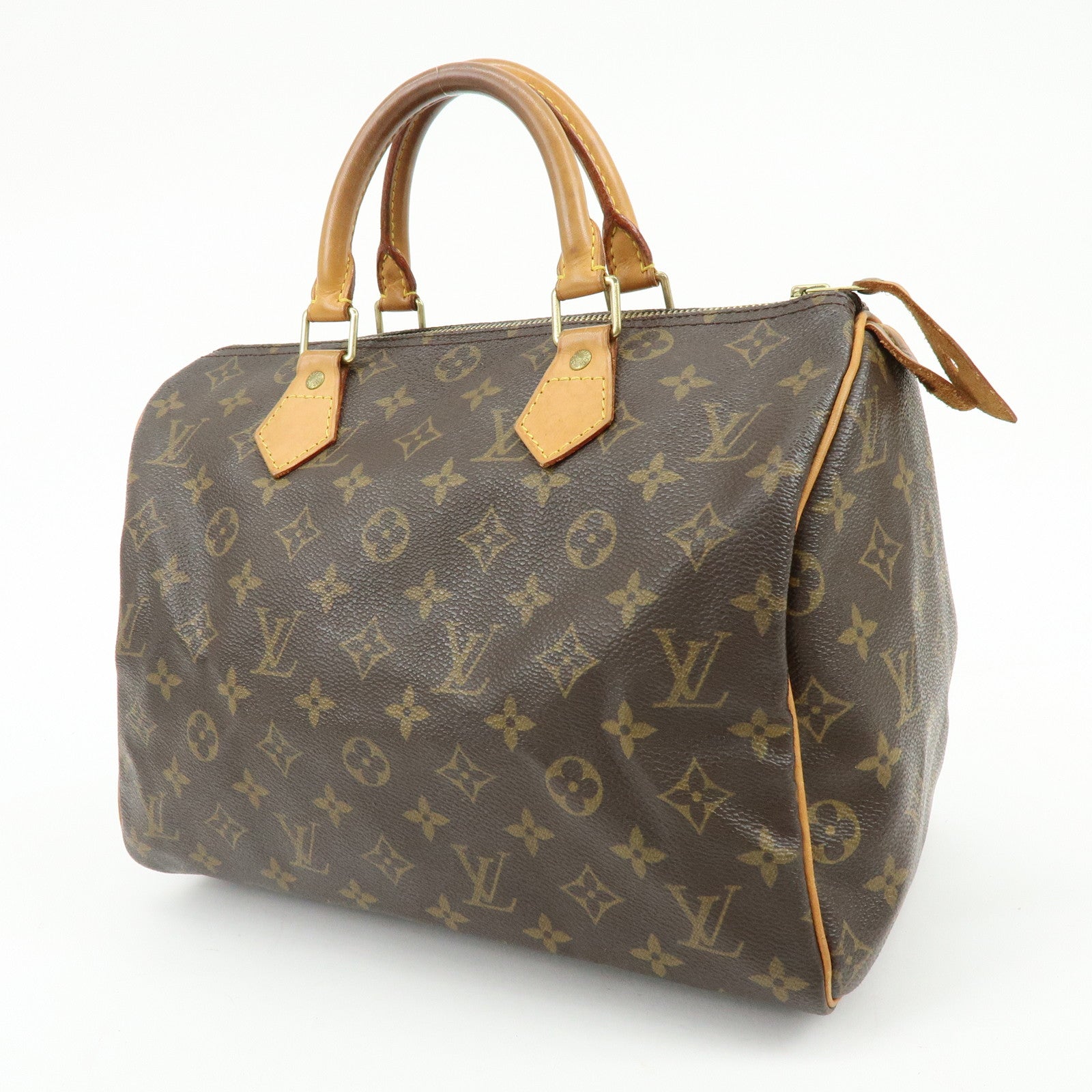 Louis Vuitton Monogram Speedy 30 Boston Bag Hand Bag Brown M41526